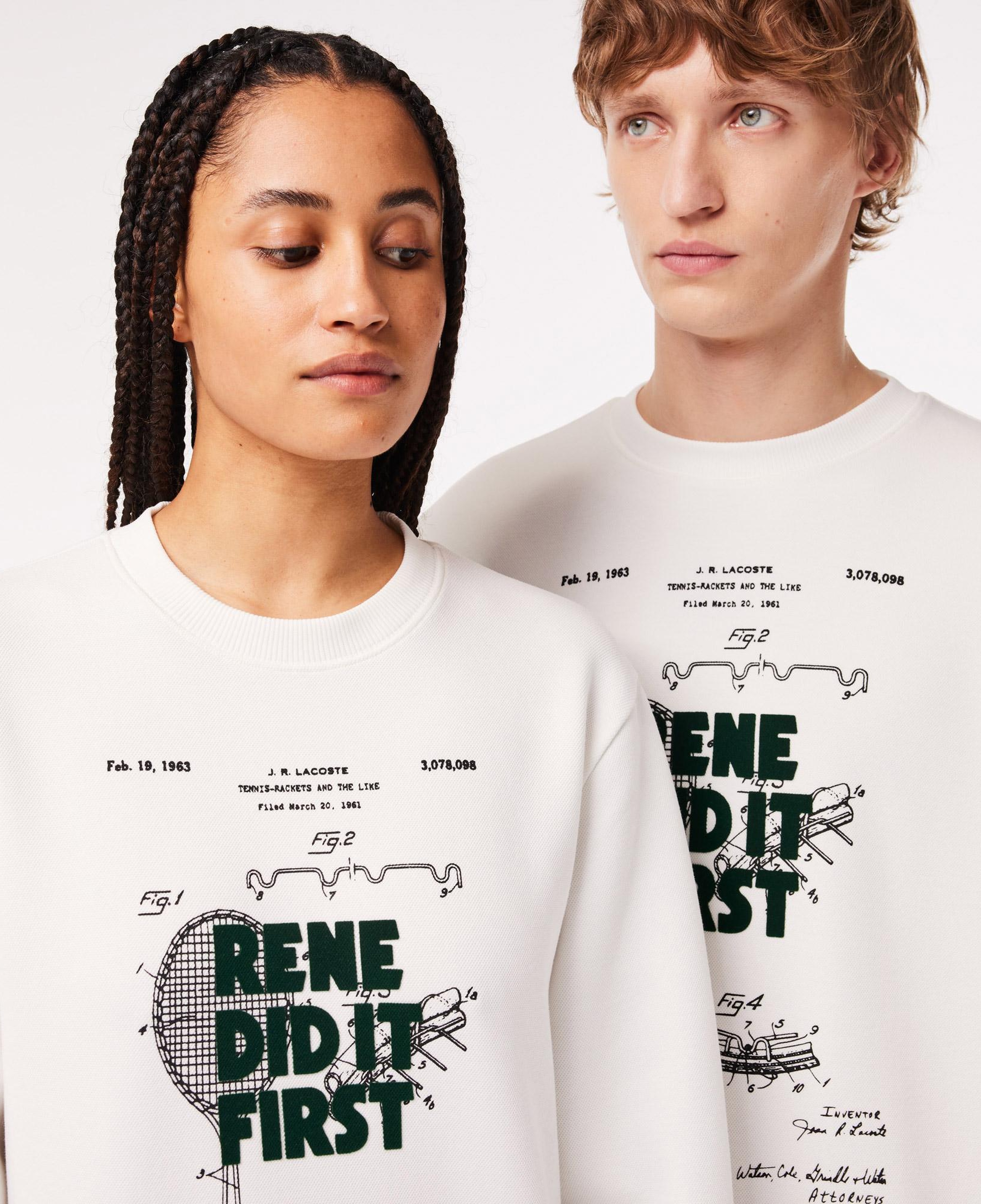 Lacoste Classic Unisex Beyaz Sweatshirt