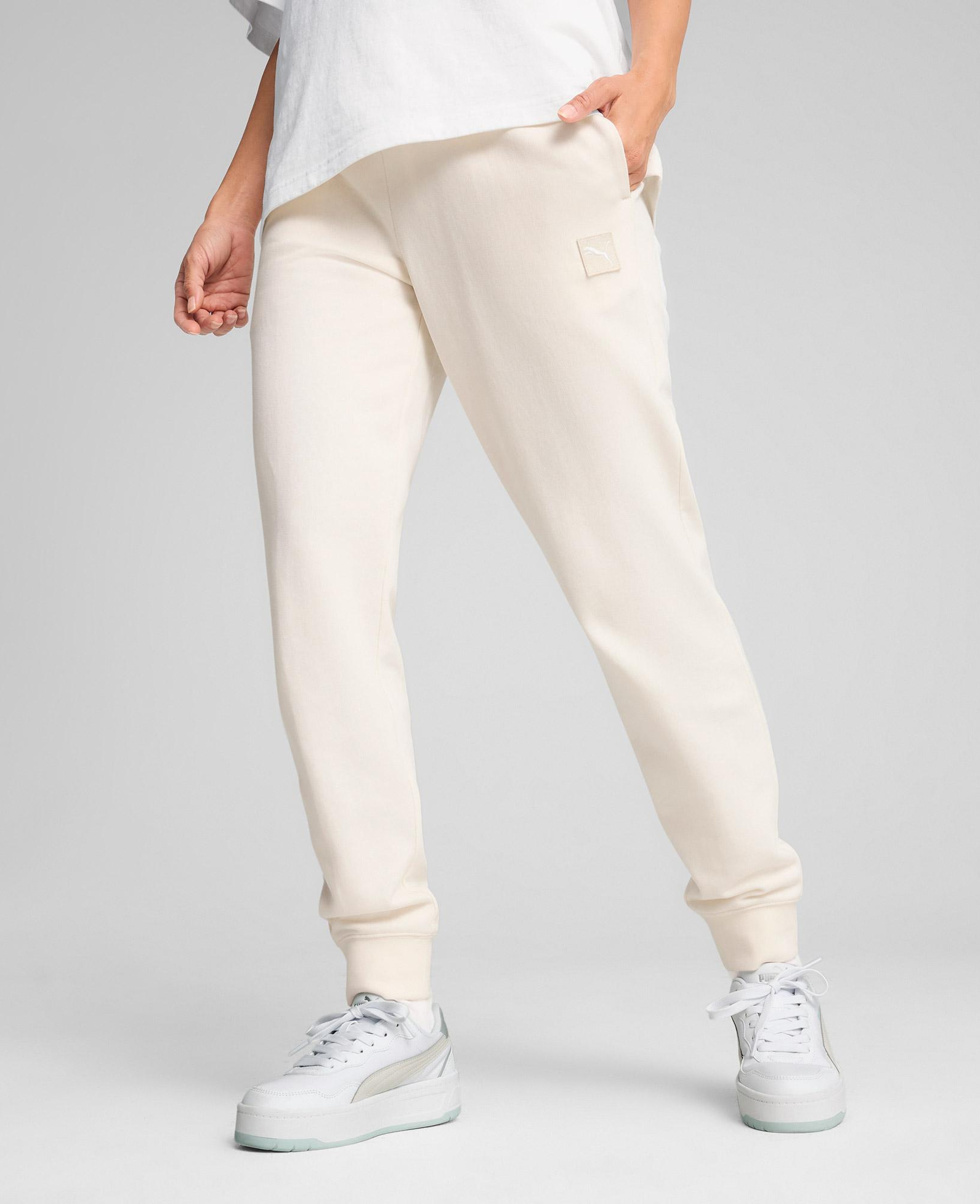 Puma Ess Elevated Kadın Krem Eşofman Altı