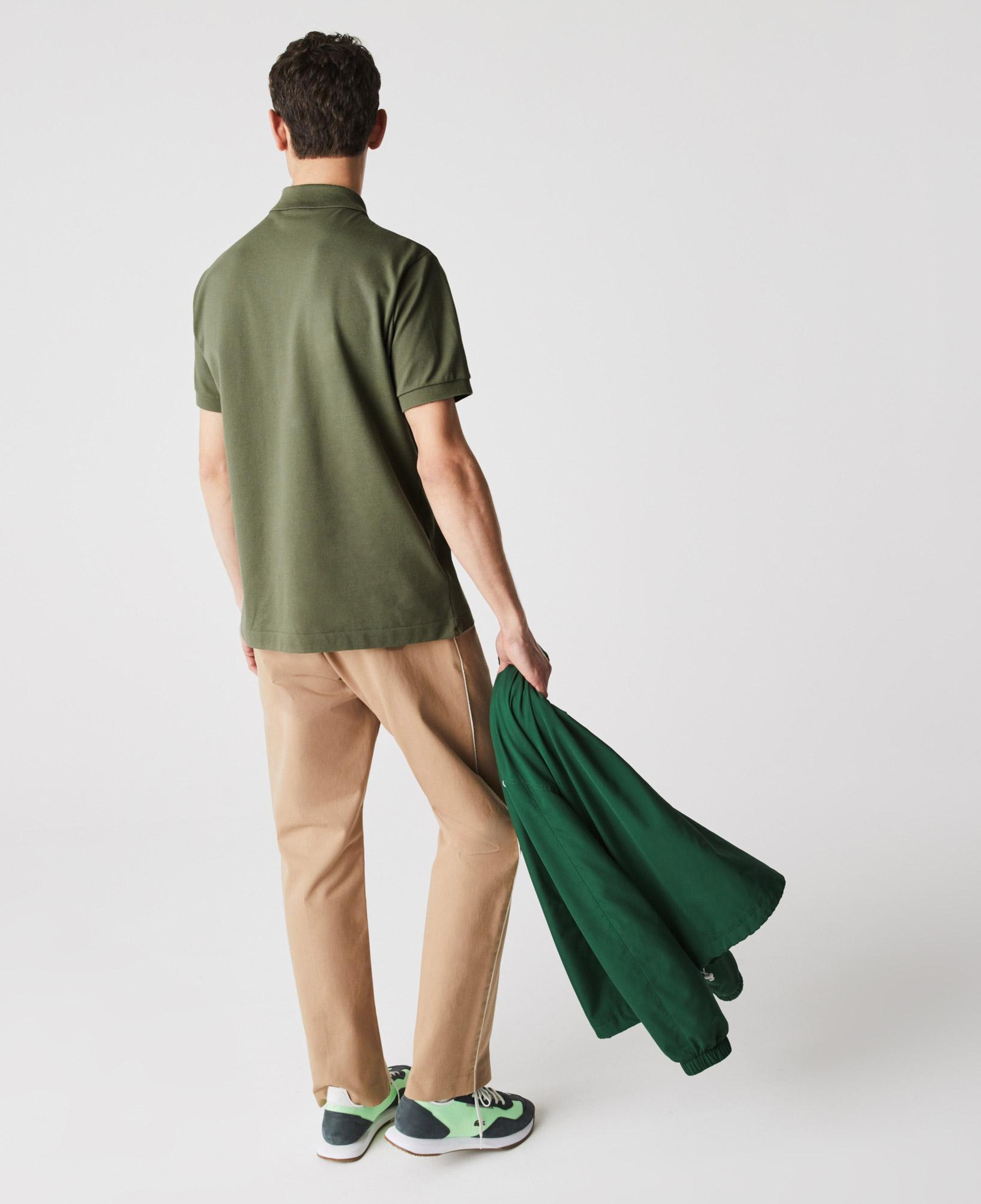 L.12.12 Erkek Classic Fit Haki Polo