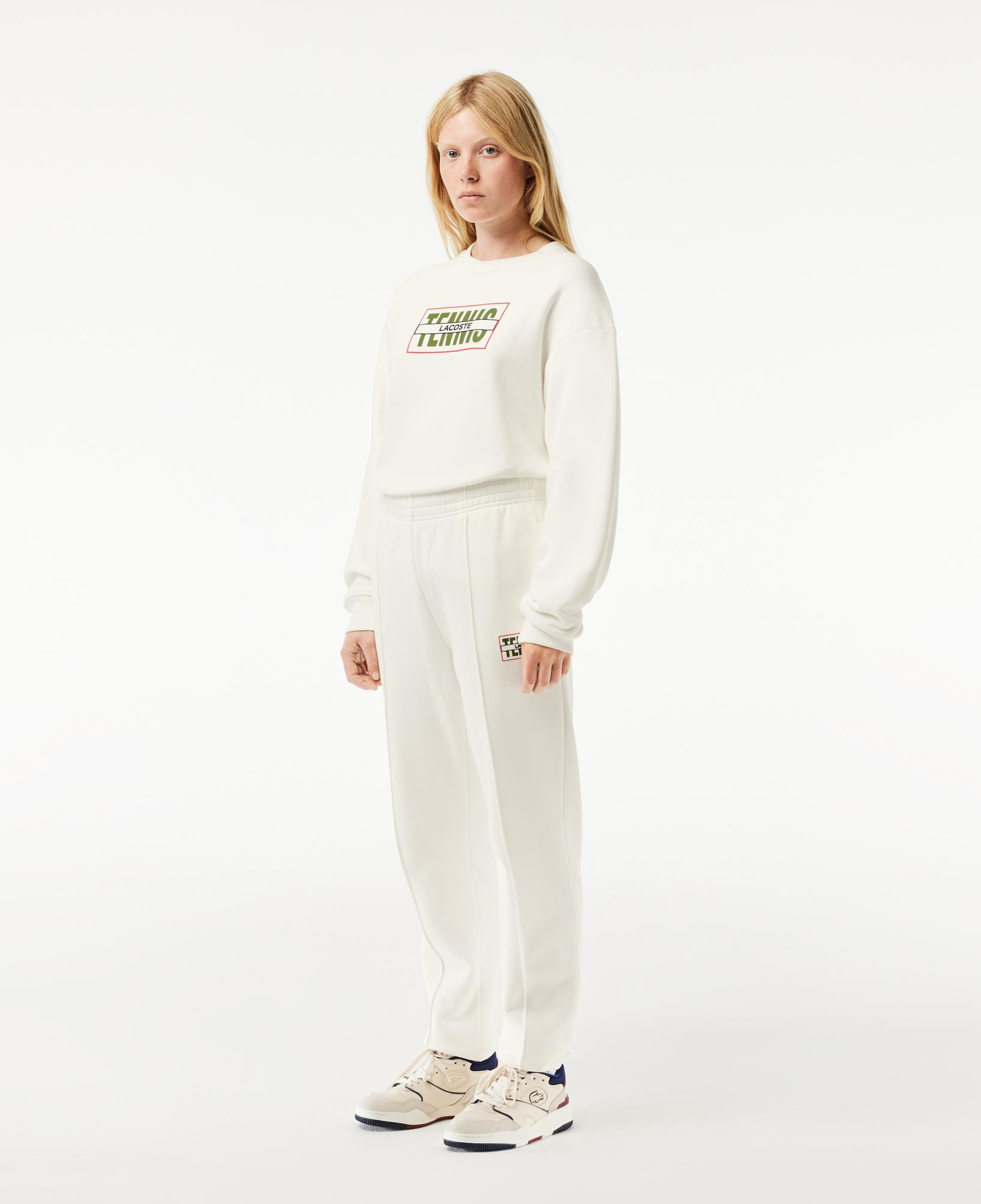 Lacoste Active Slim Fit Kadın Beyaz Eşofman Altı