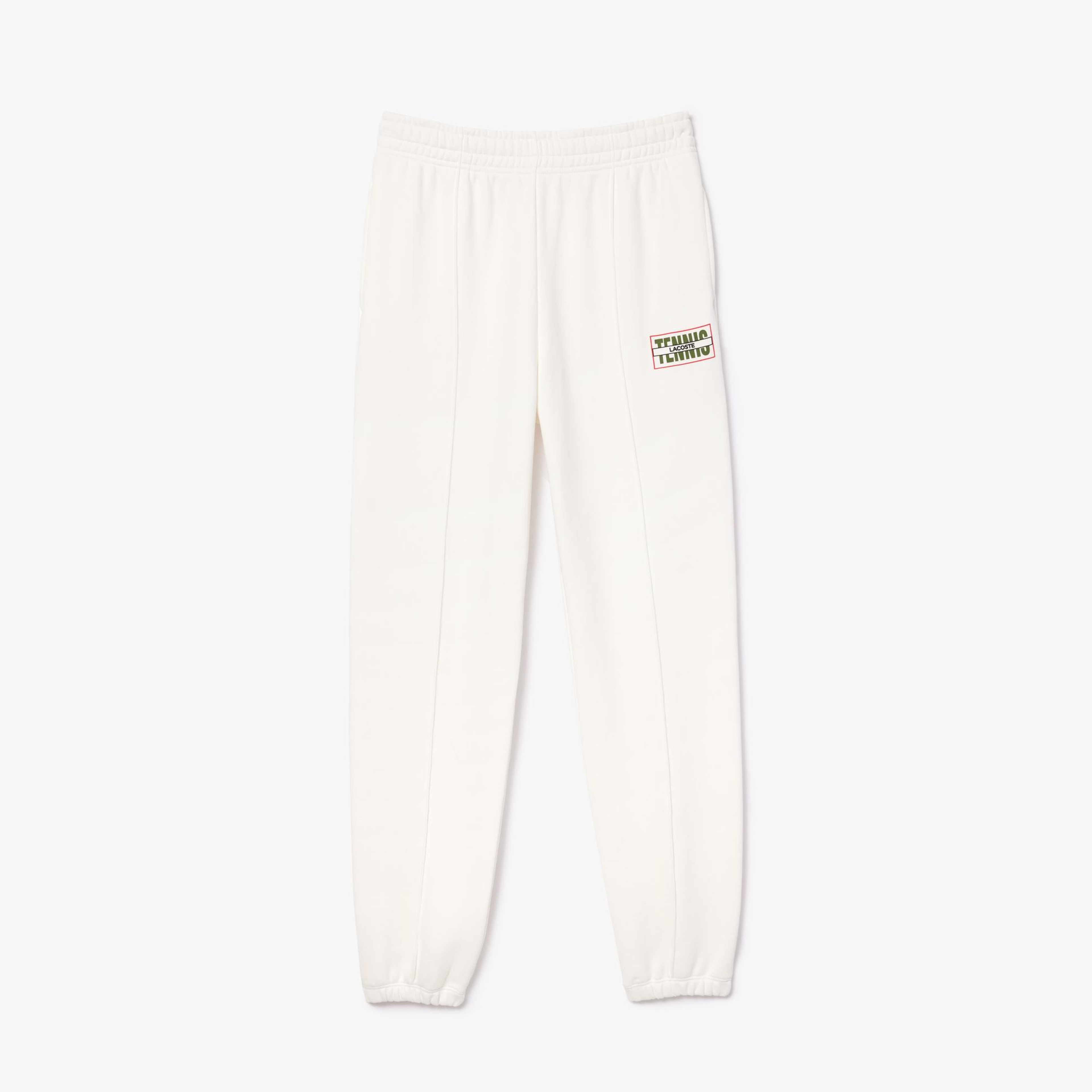 Lacoste Active Slim Fit Kadın Beyaz Eşofman Altı