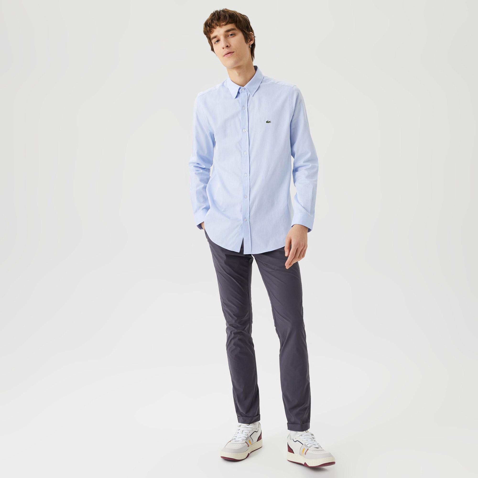 Erkek Slim Fit Koyu Gri Pantolon