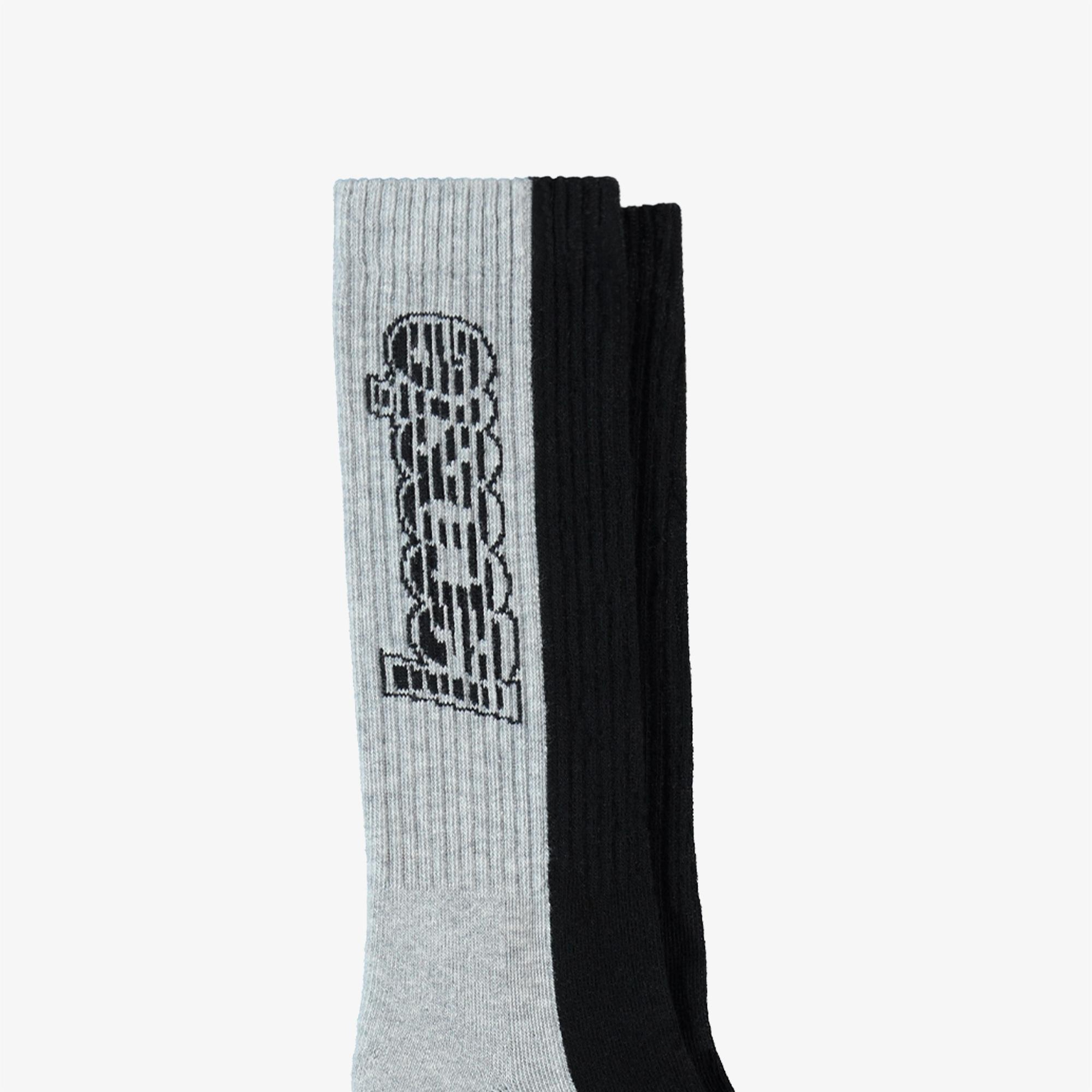 Unisex Siyah Çorap