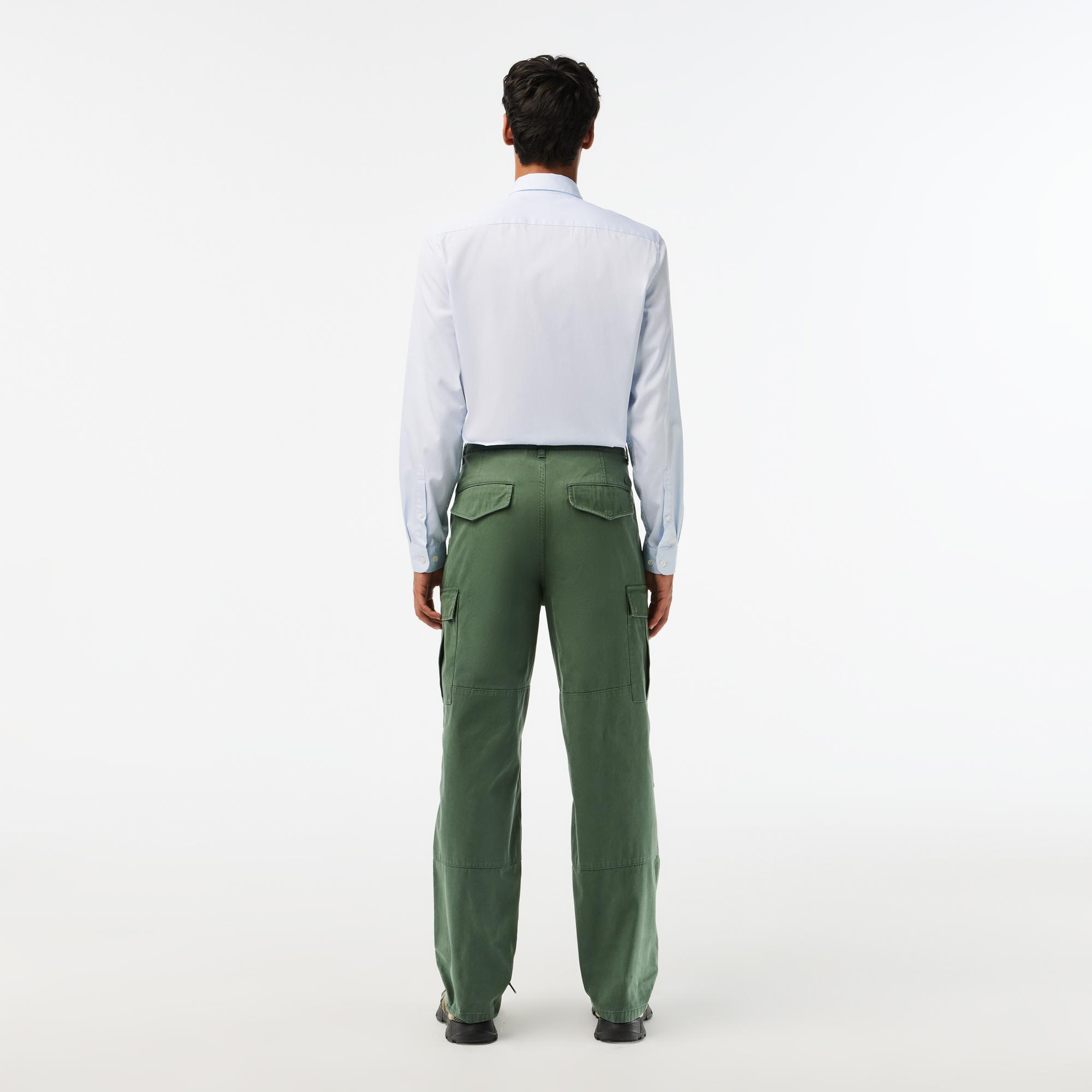 Erkek Straight Fit Haki Pantolon