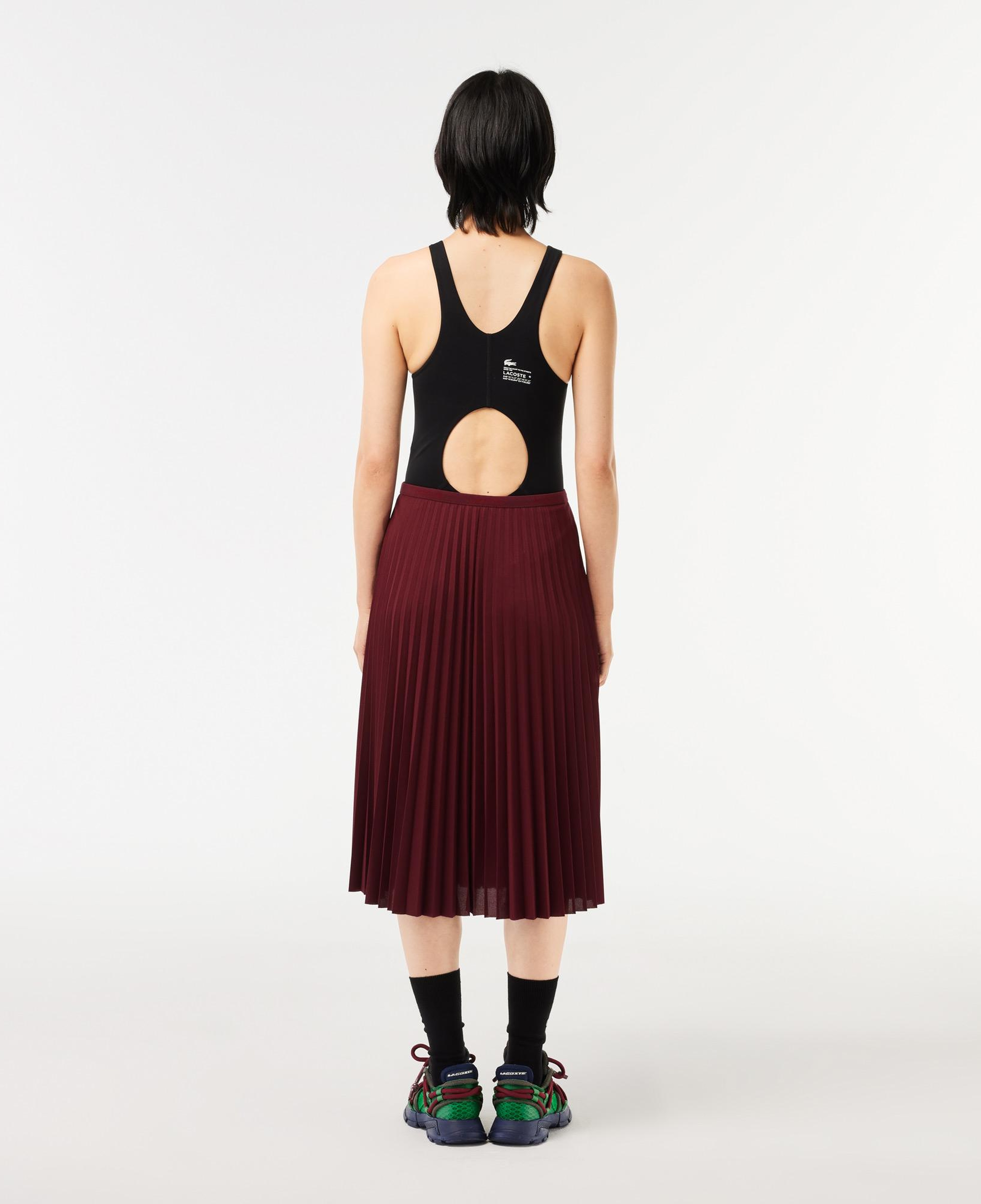 Kadın Loose Fit Bordo Etek