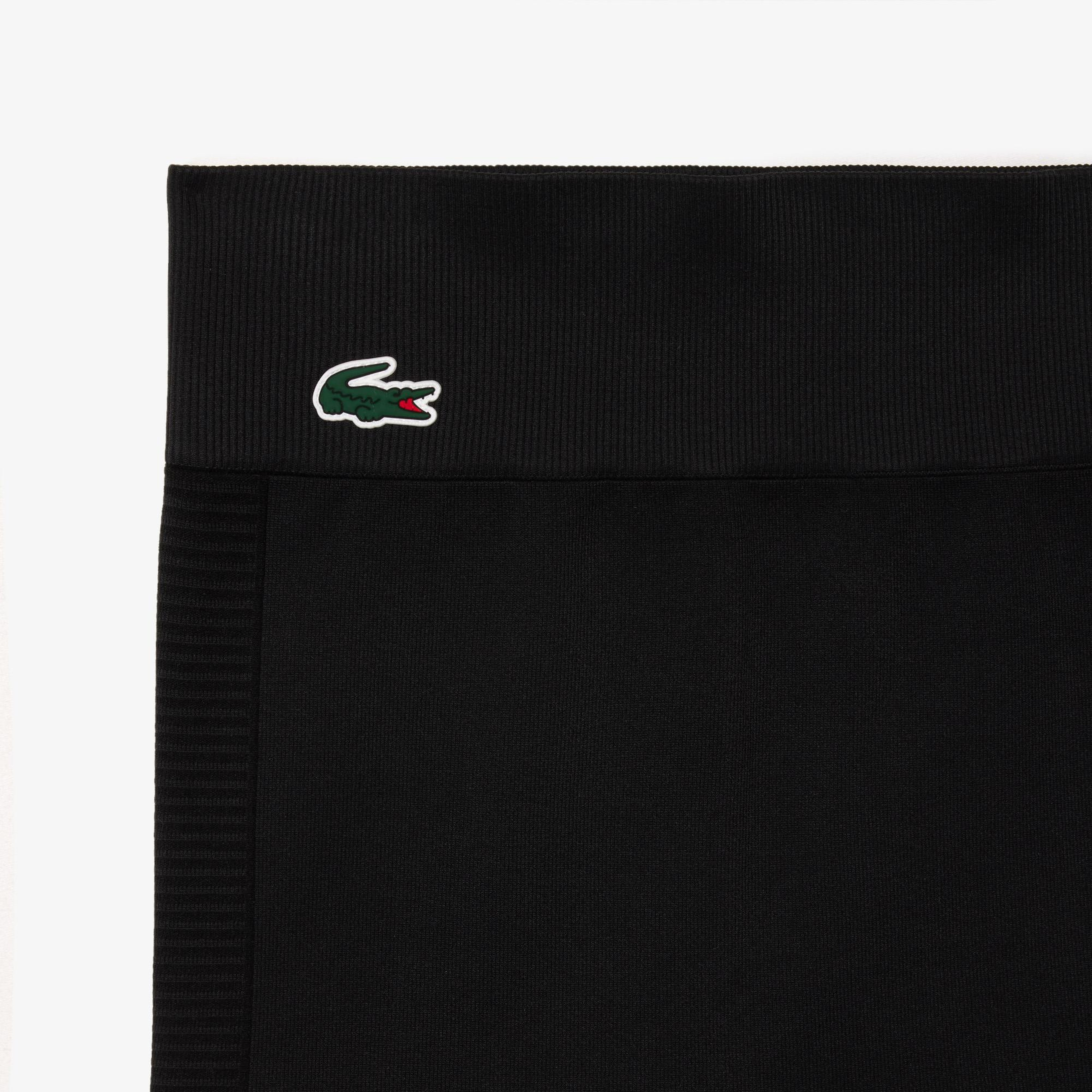 SPORT Kadın Slim Fit Desenli Siyah Şort