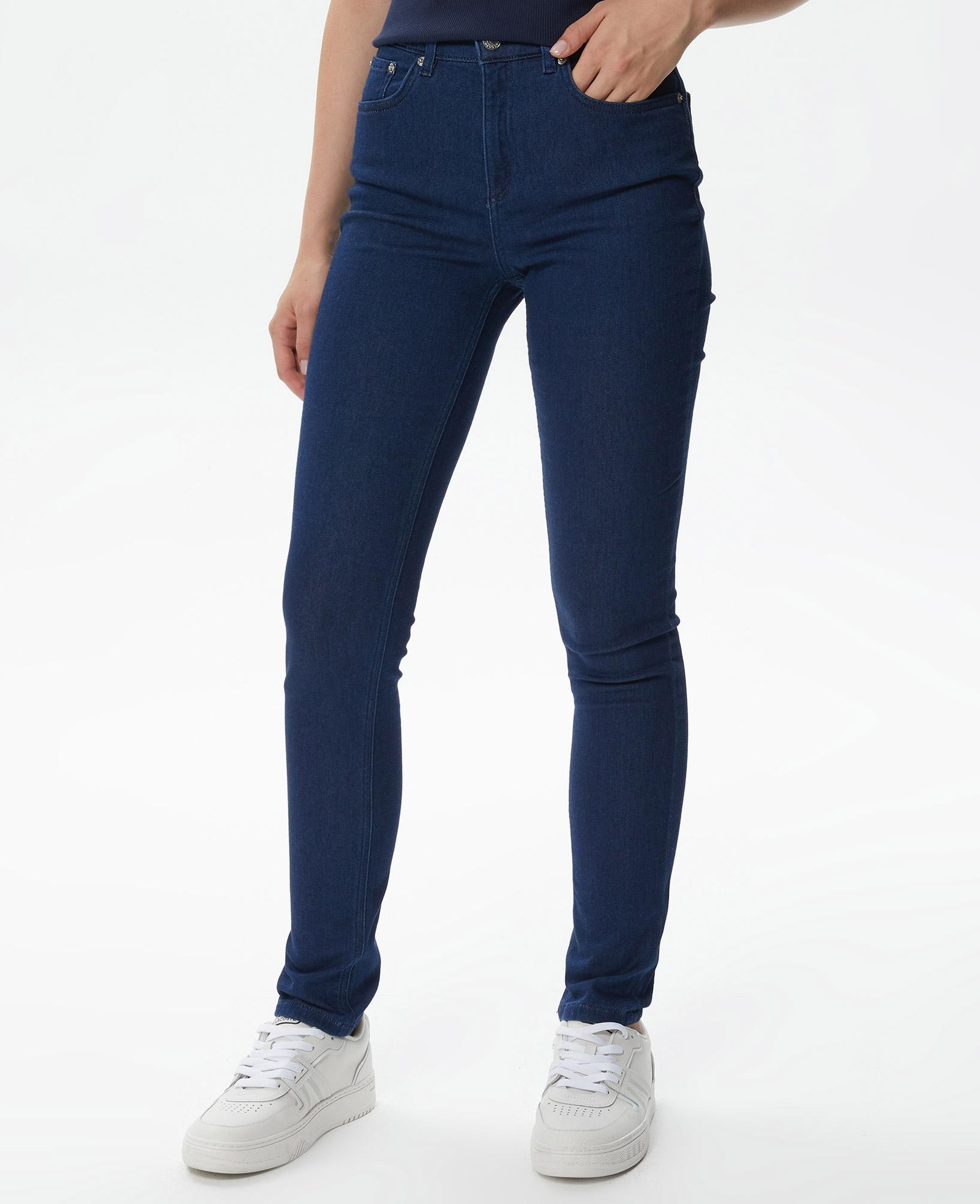 Kadın Skinny Fit Denim Mavi Pantolon