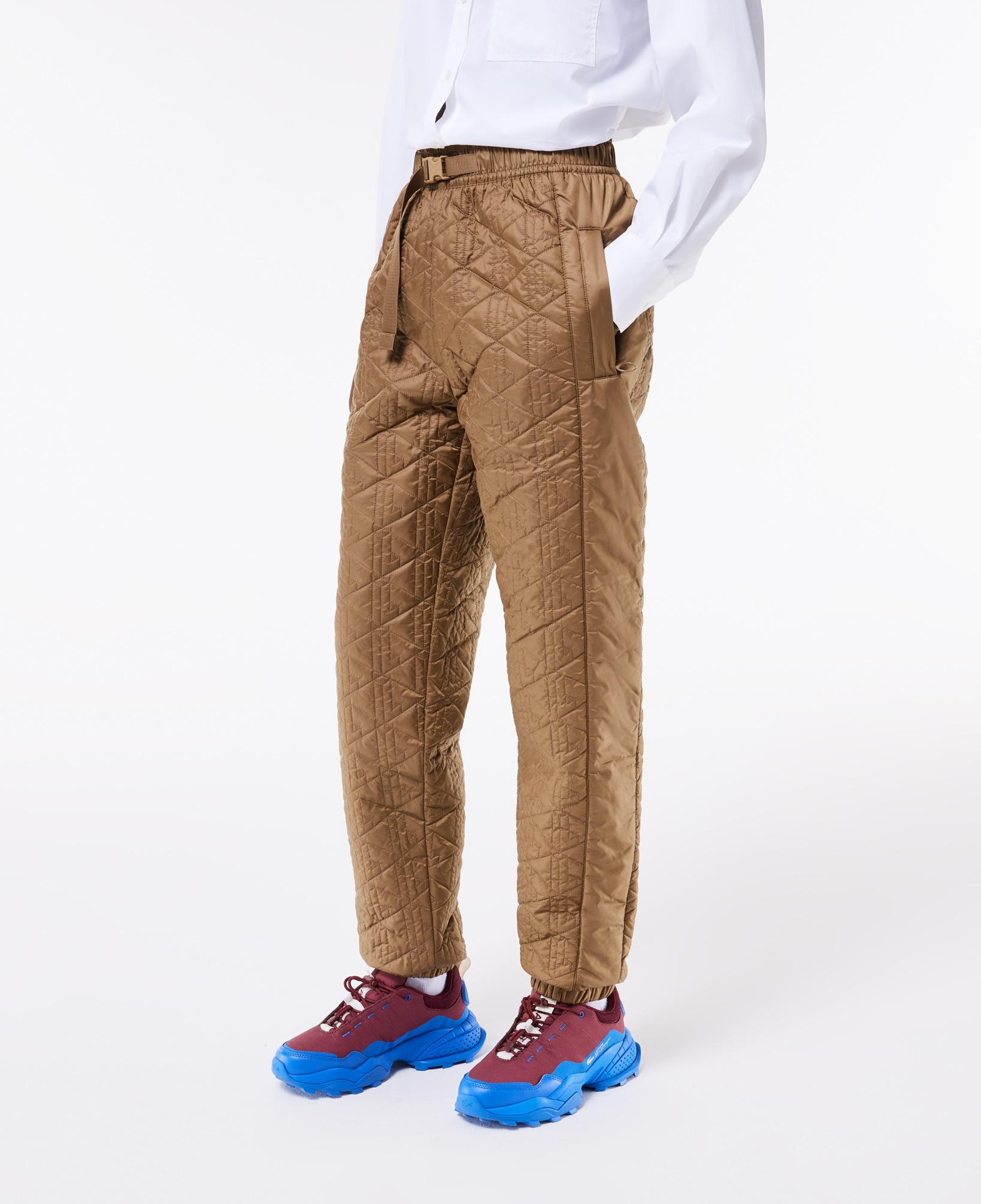 Kadın Straight Fit Monogram Kahverengi Eşofman Altı