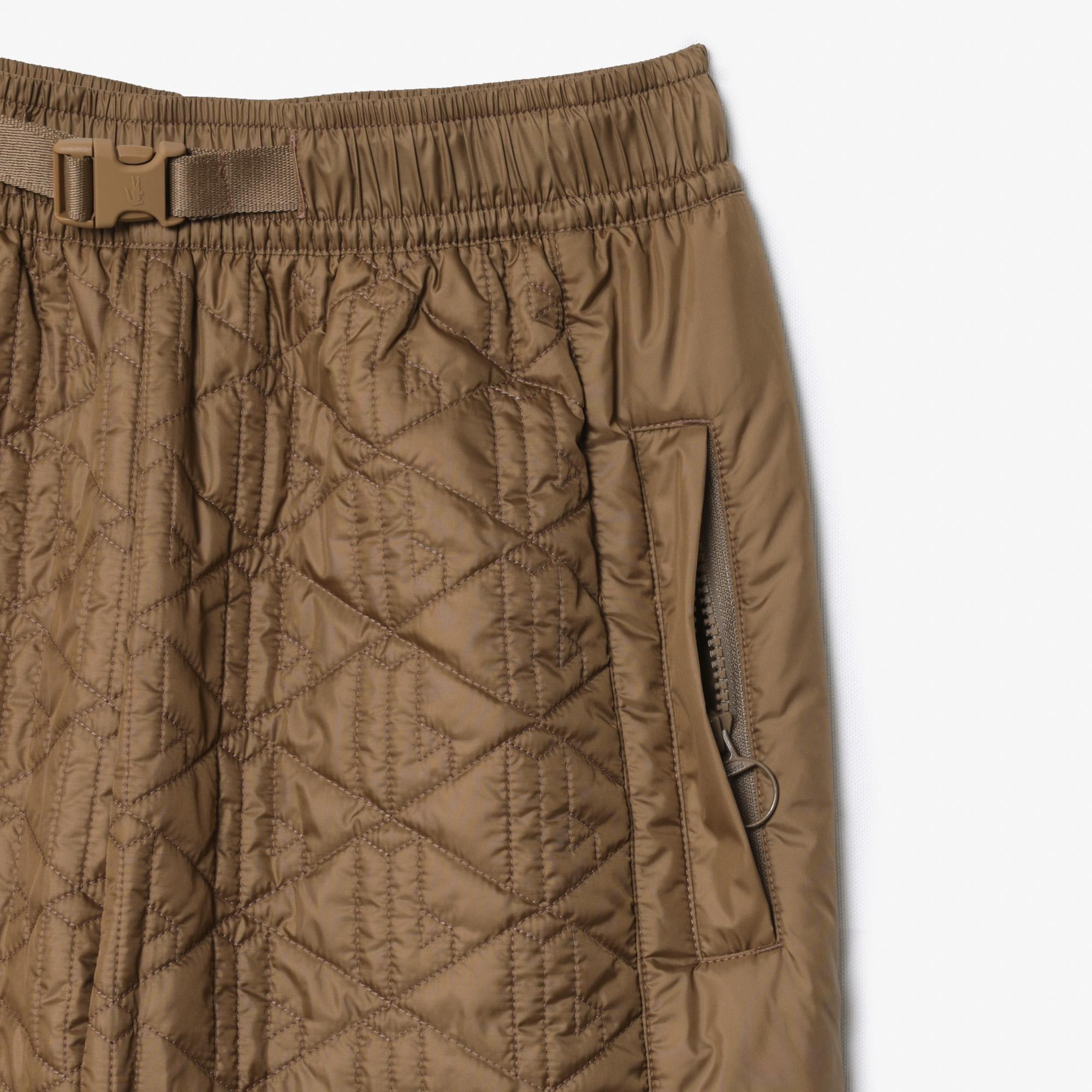 Kadın Straight Fit Monogram Kahverengi Eşofman Altı