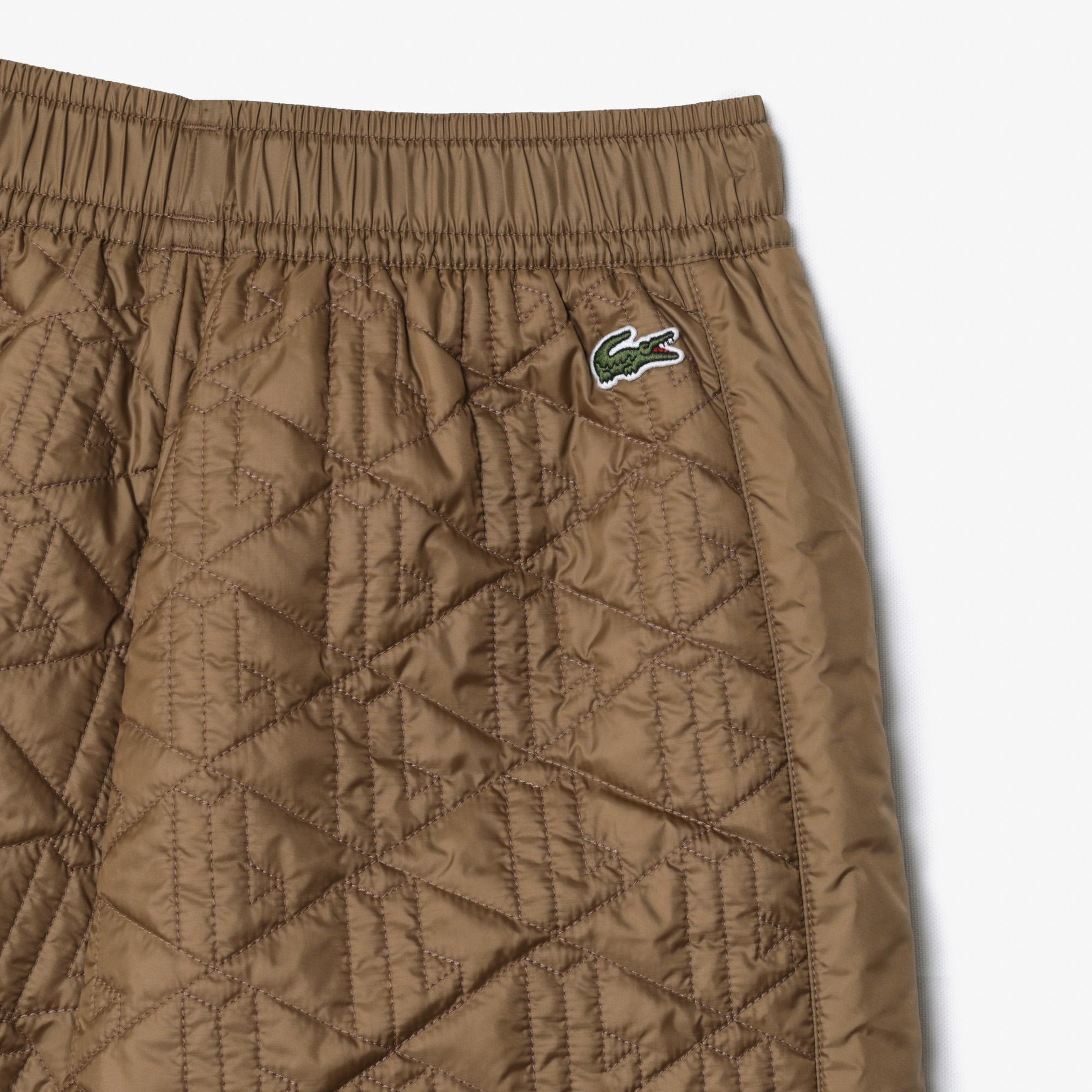 Kadın Straight Fit Monogram Kahverengi Eşofman Altı