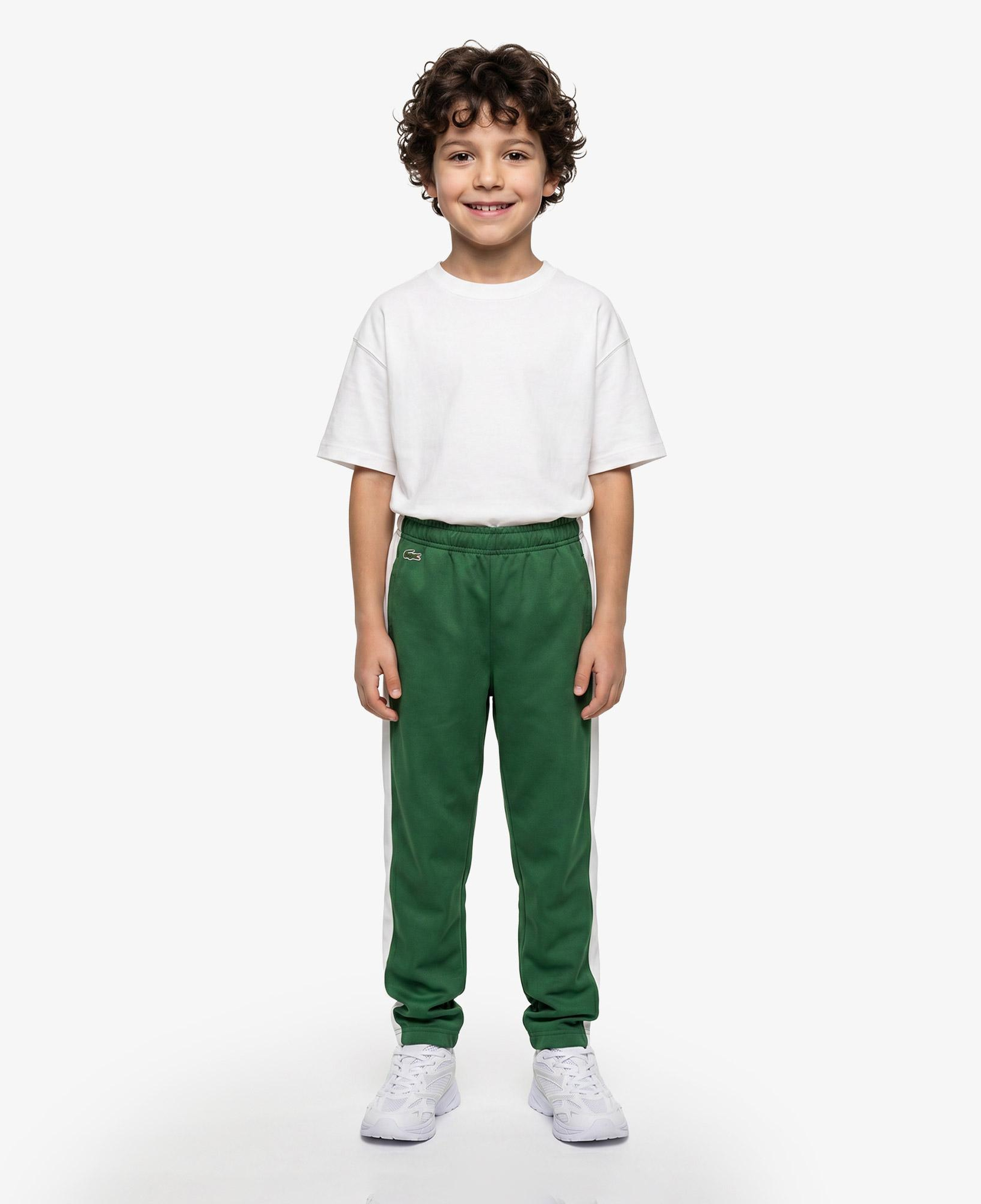Lacoste Sportsuit Colorblock Track Çocuk Yeşil Eşofman Altı