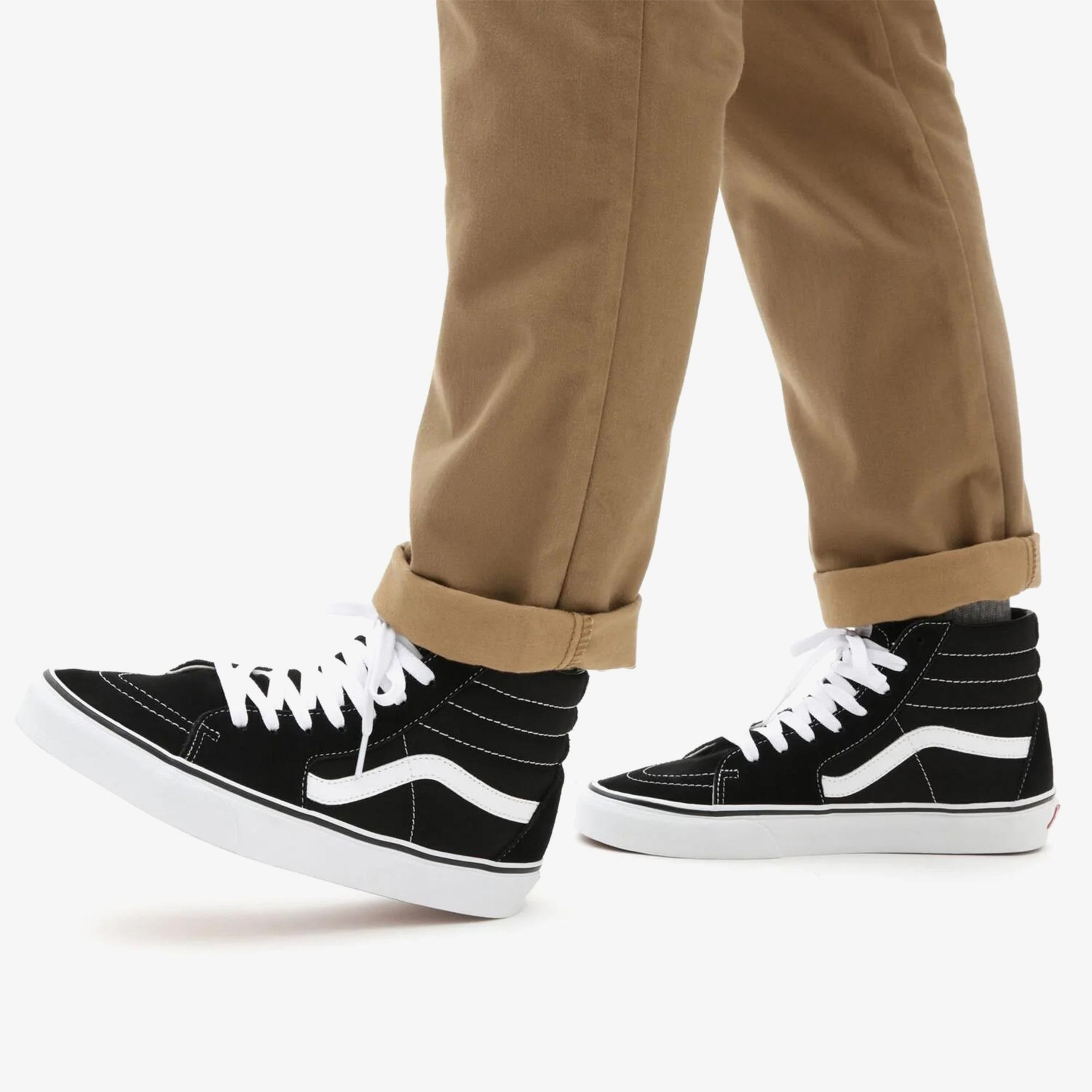 Vans Ua Sk8-Hi Çocuk Siyah Sneaker