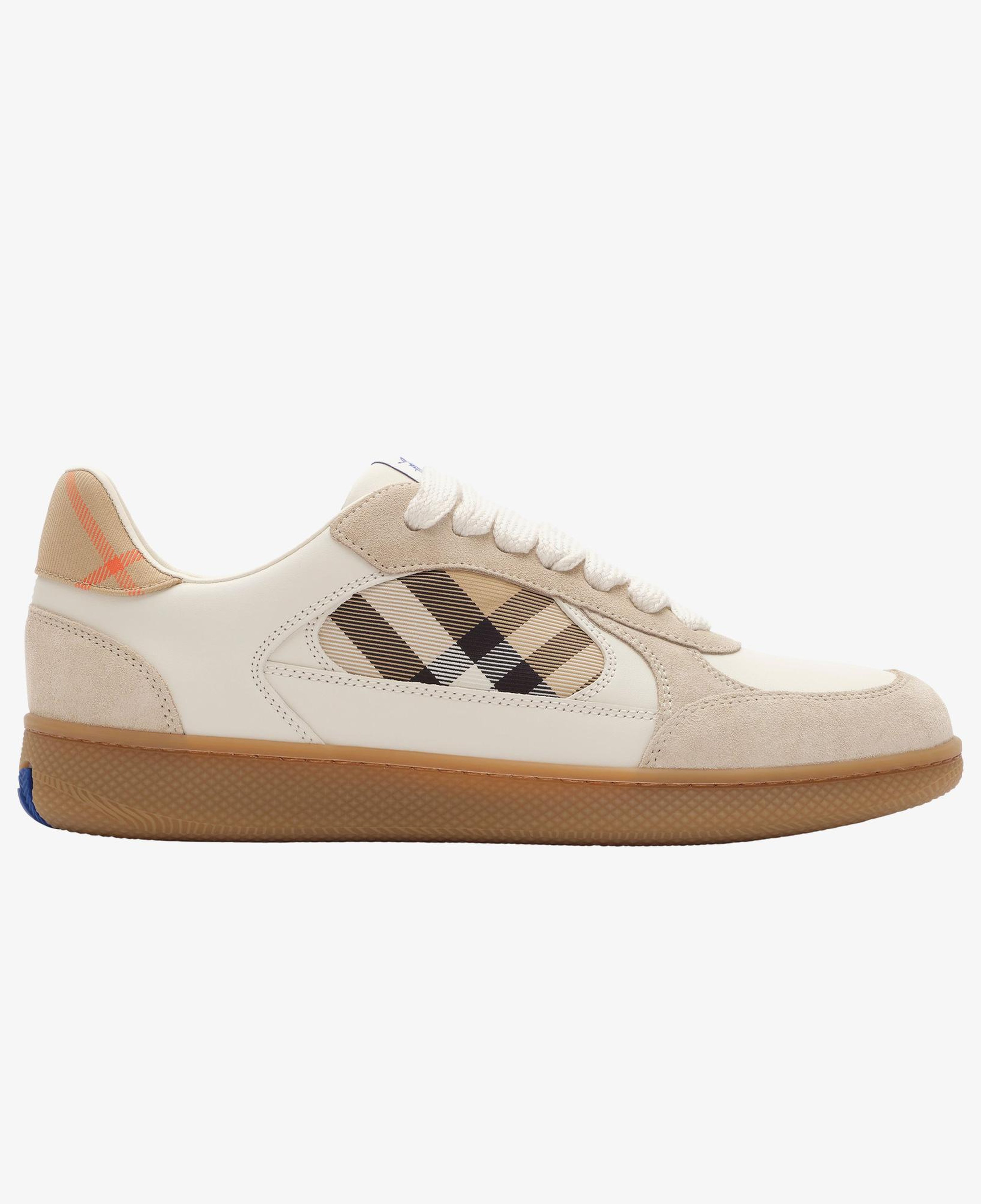 Burberry New Terrace Mix Kadın Krem Sneaker