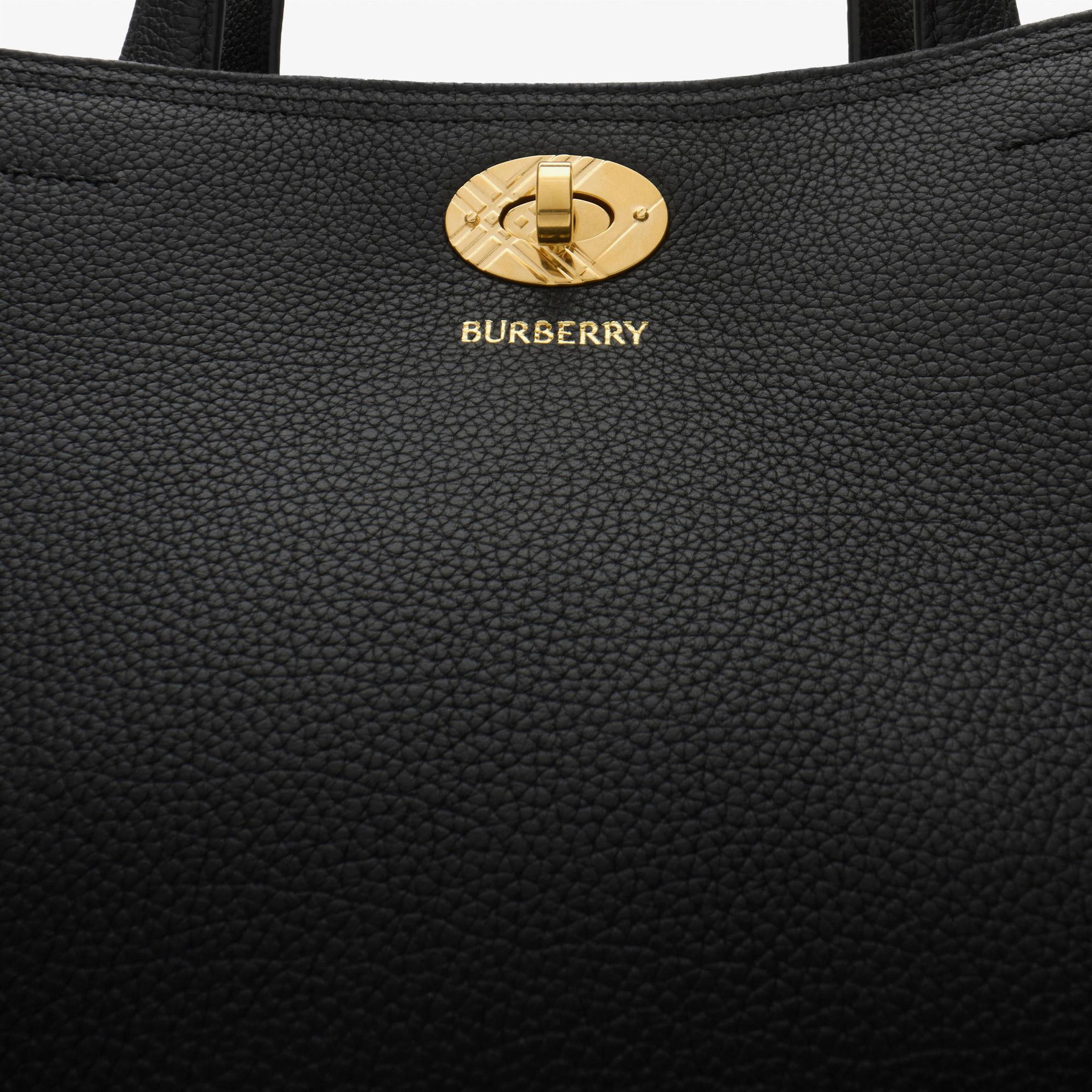 Burberry Cotswolds Check Kadın Siyah Omuz Çantası