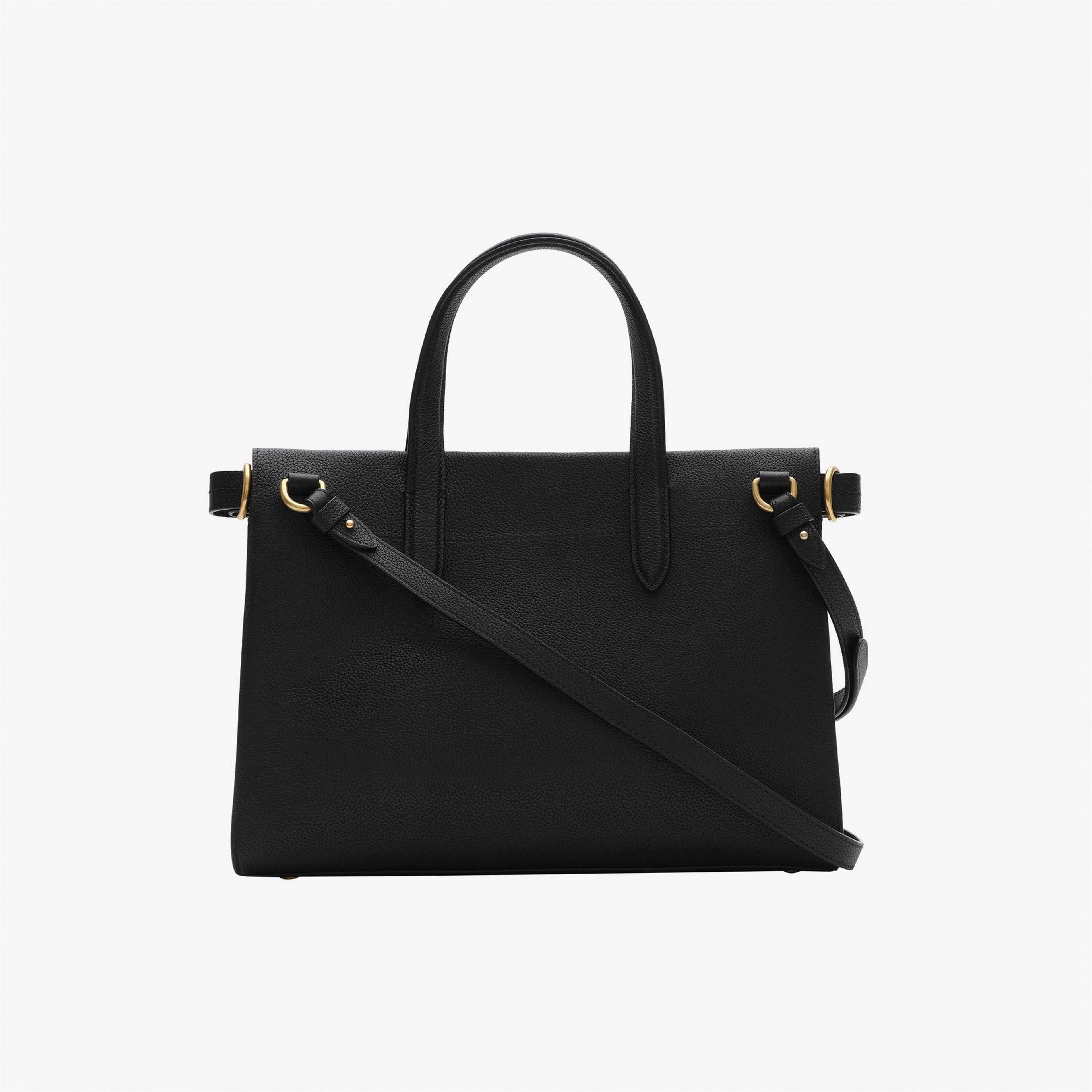 Burberry Cotswolds Check Kadın Siyah Omuz Çantası
