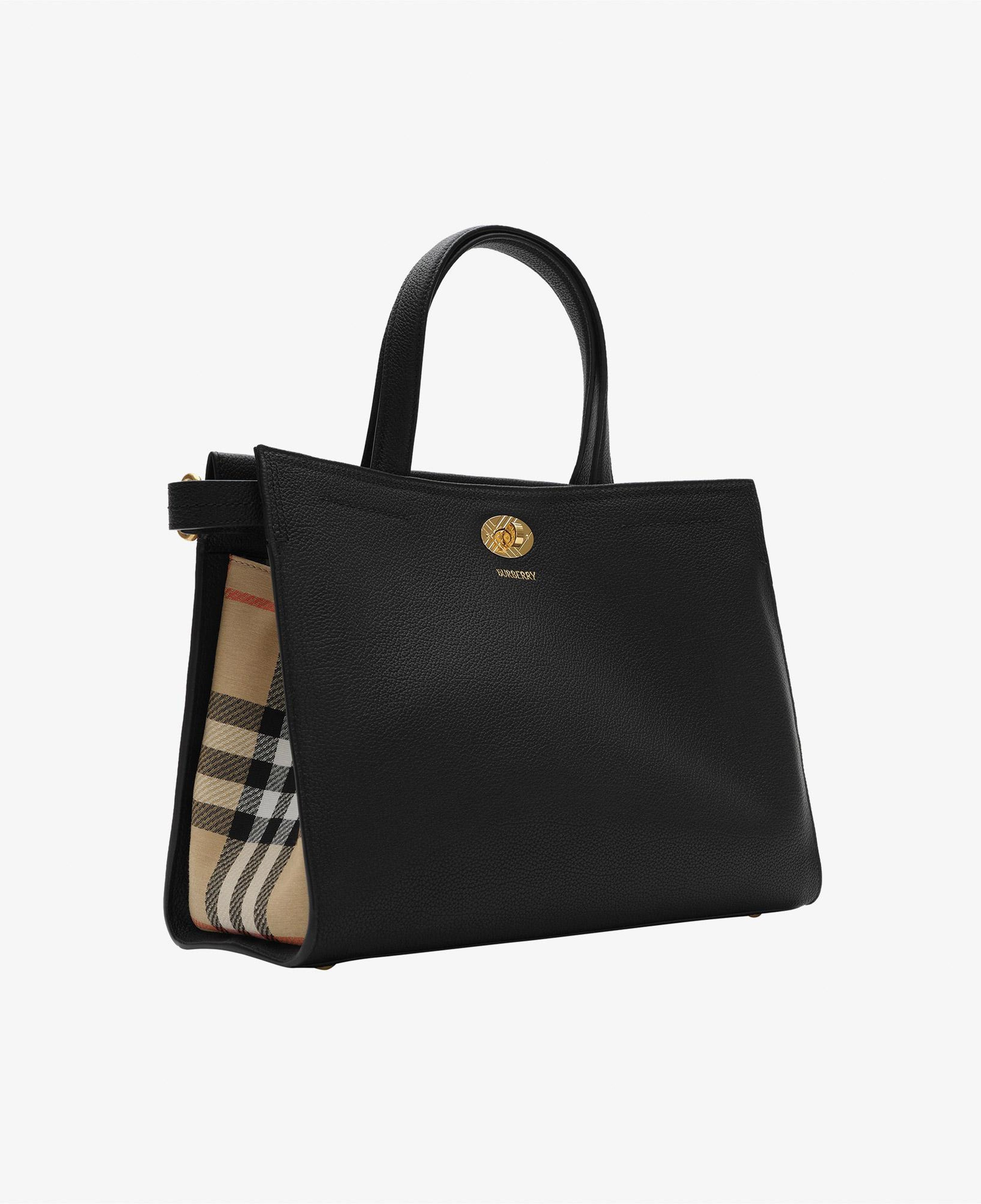 Burberry Cotswolds Check Kadın Siyah Omuz Çantası