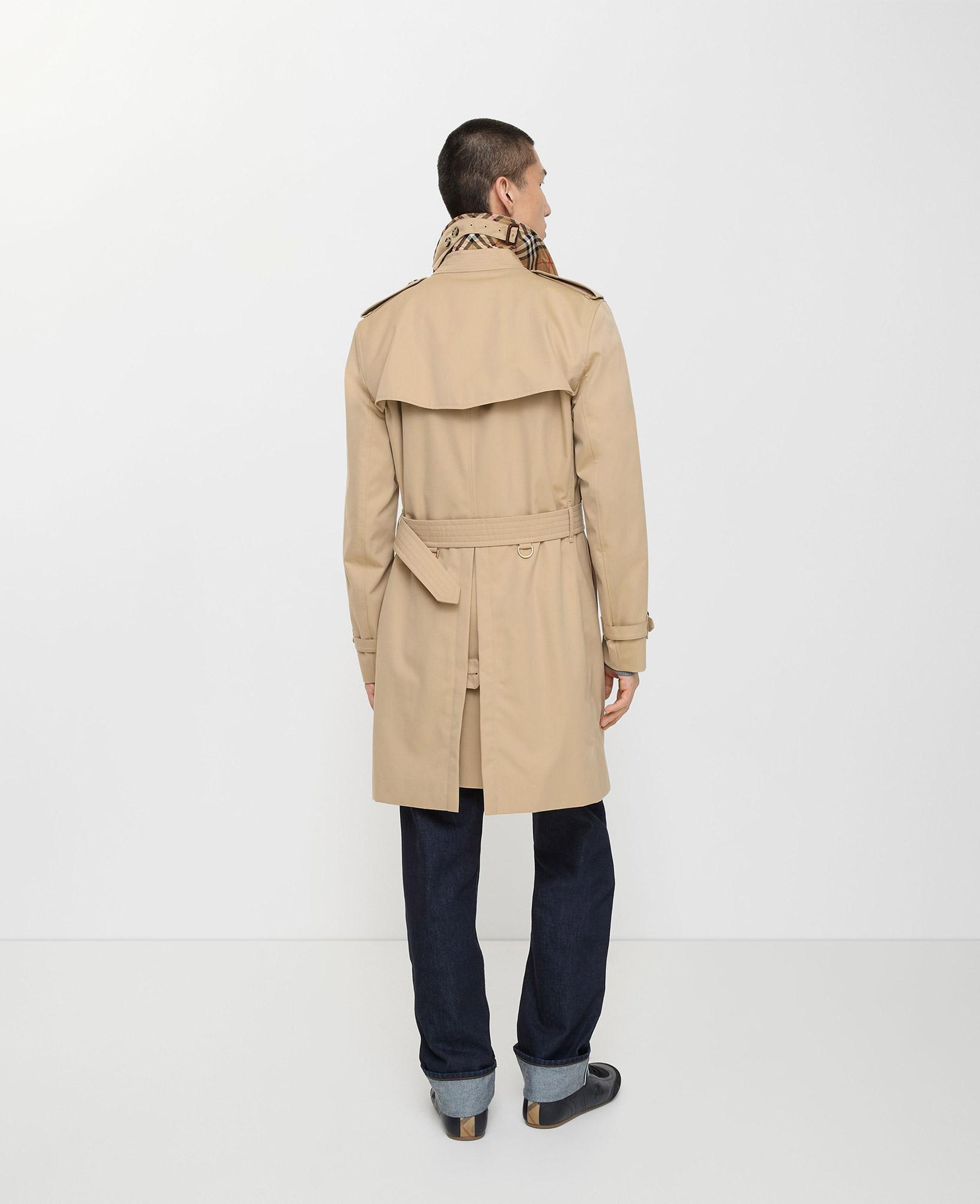 Burberry Mid-length Kensington Heritage Erkek Bej Trençkot