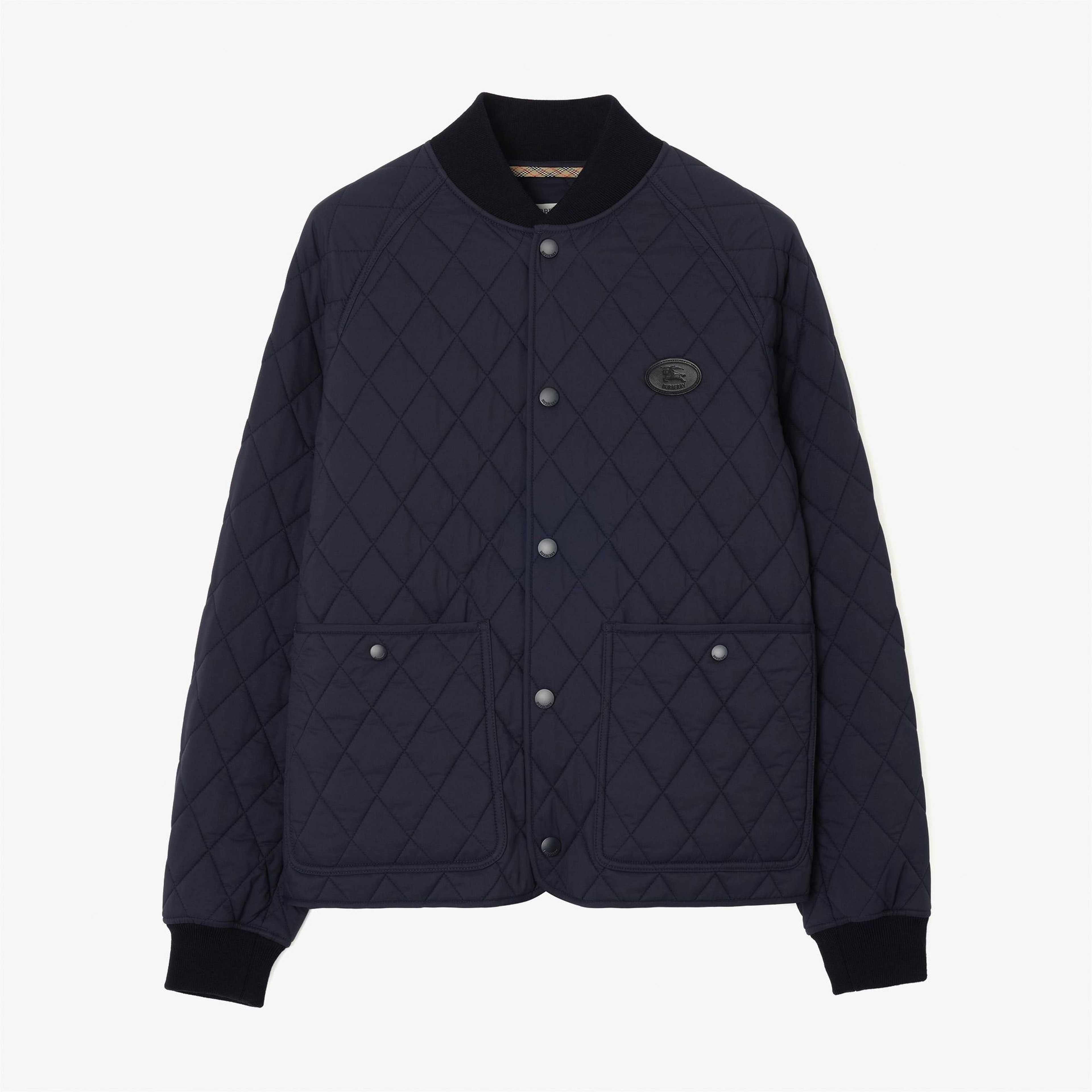 Burberry Uphampton Erkek Lacivert Mont