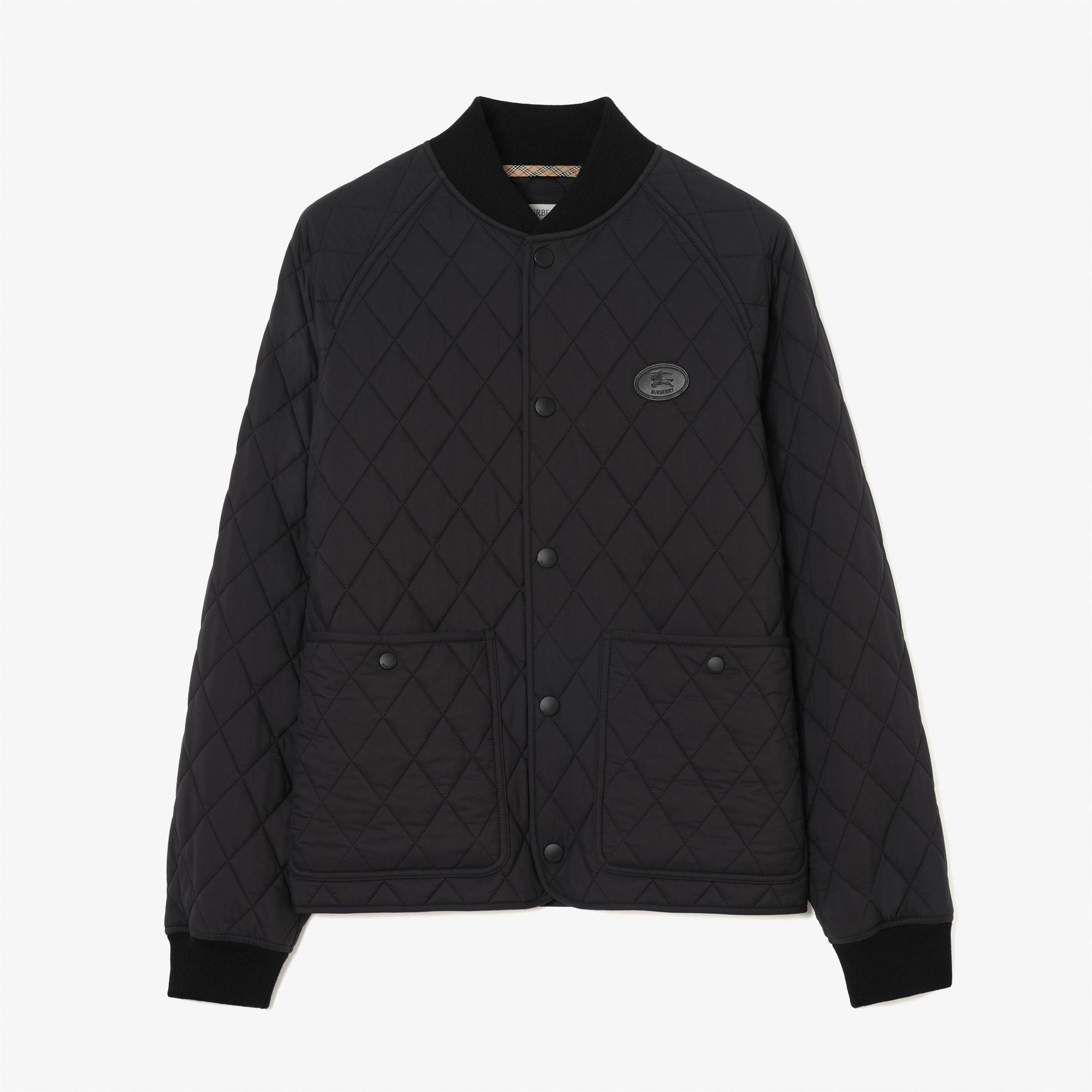Burberry Uphampton Erkek Siyah Mont