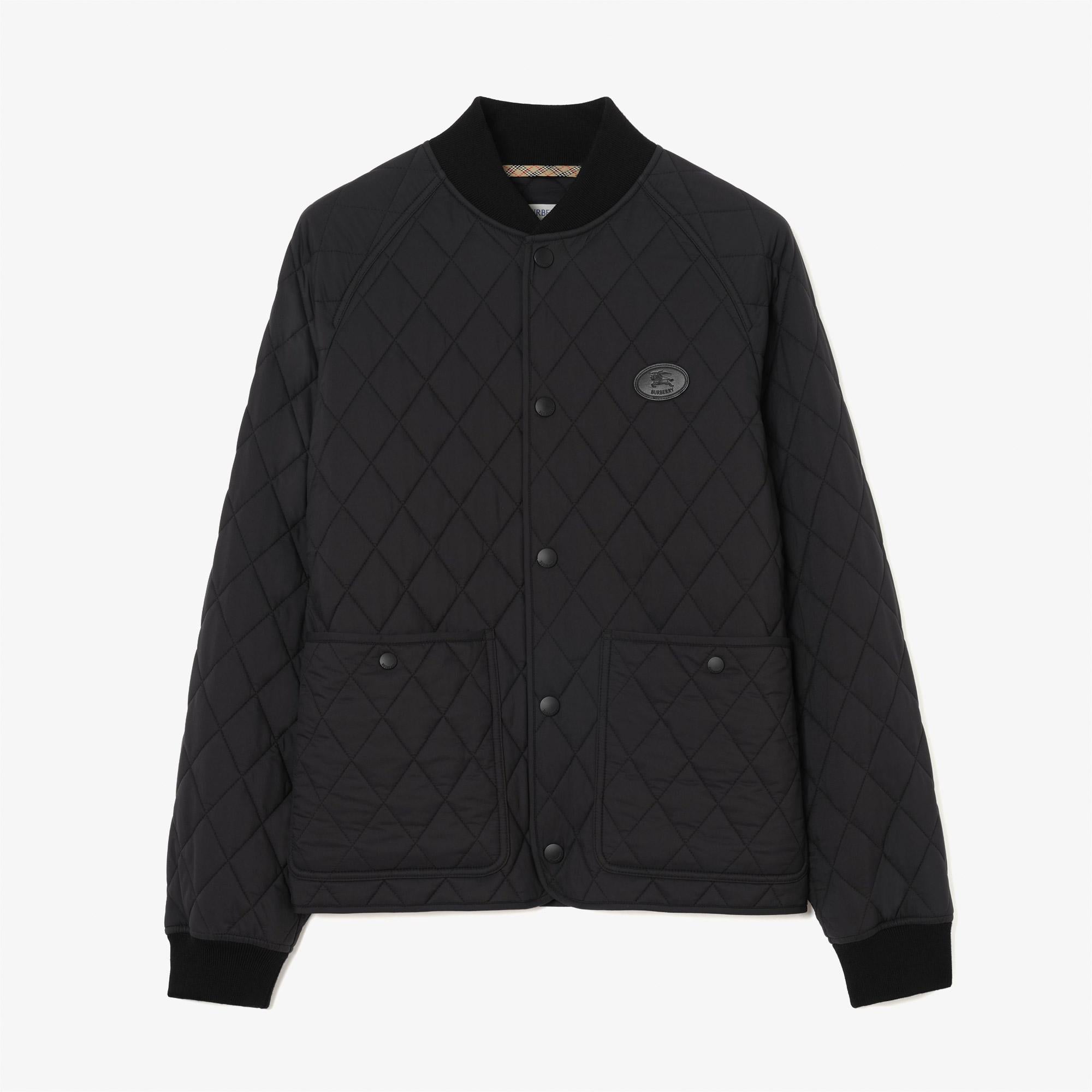 Burberry Uphampton Erkek Siyah Mont