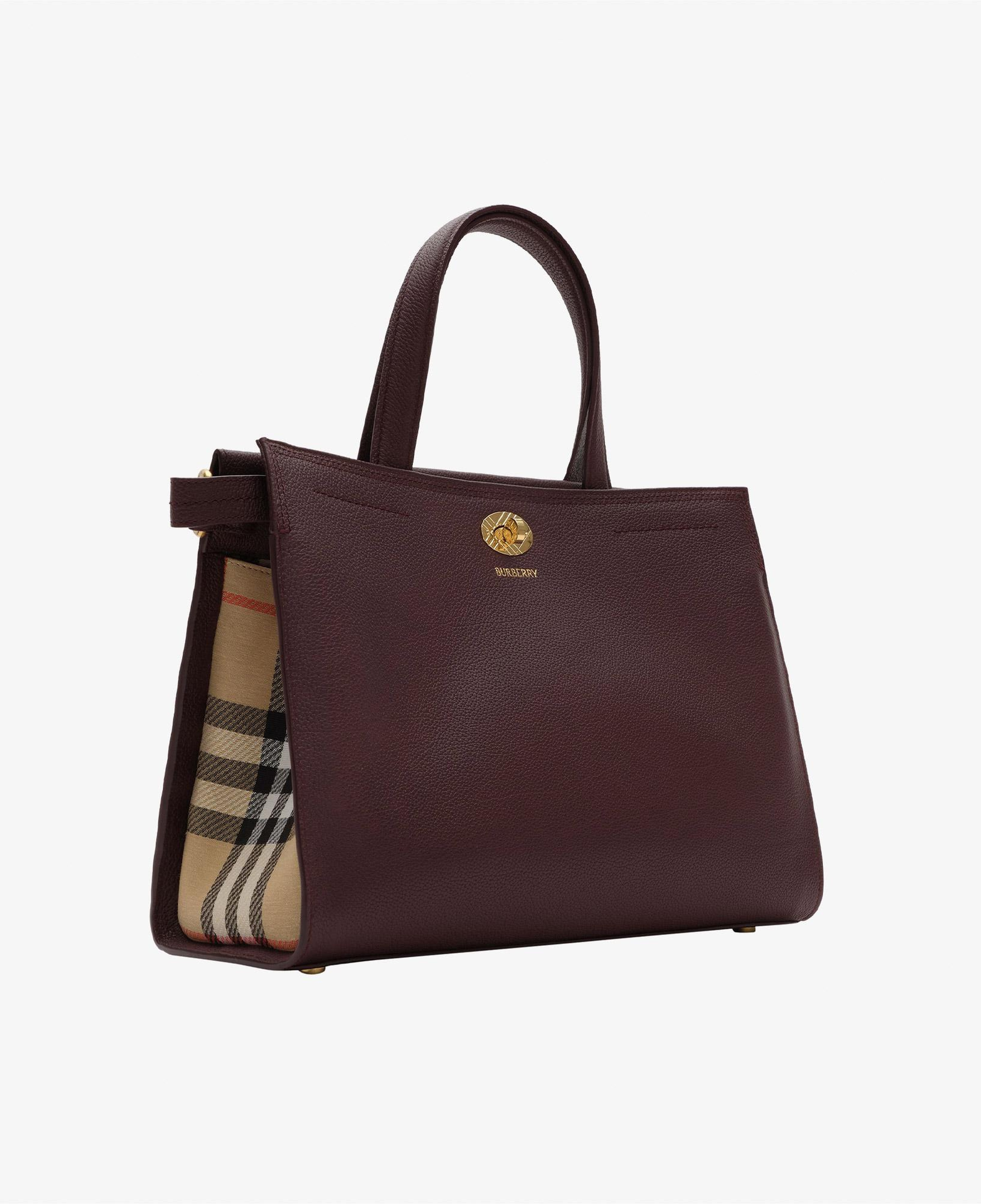 Burberry Cotswolds Check Kadın Bordo Omuz Çantası