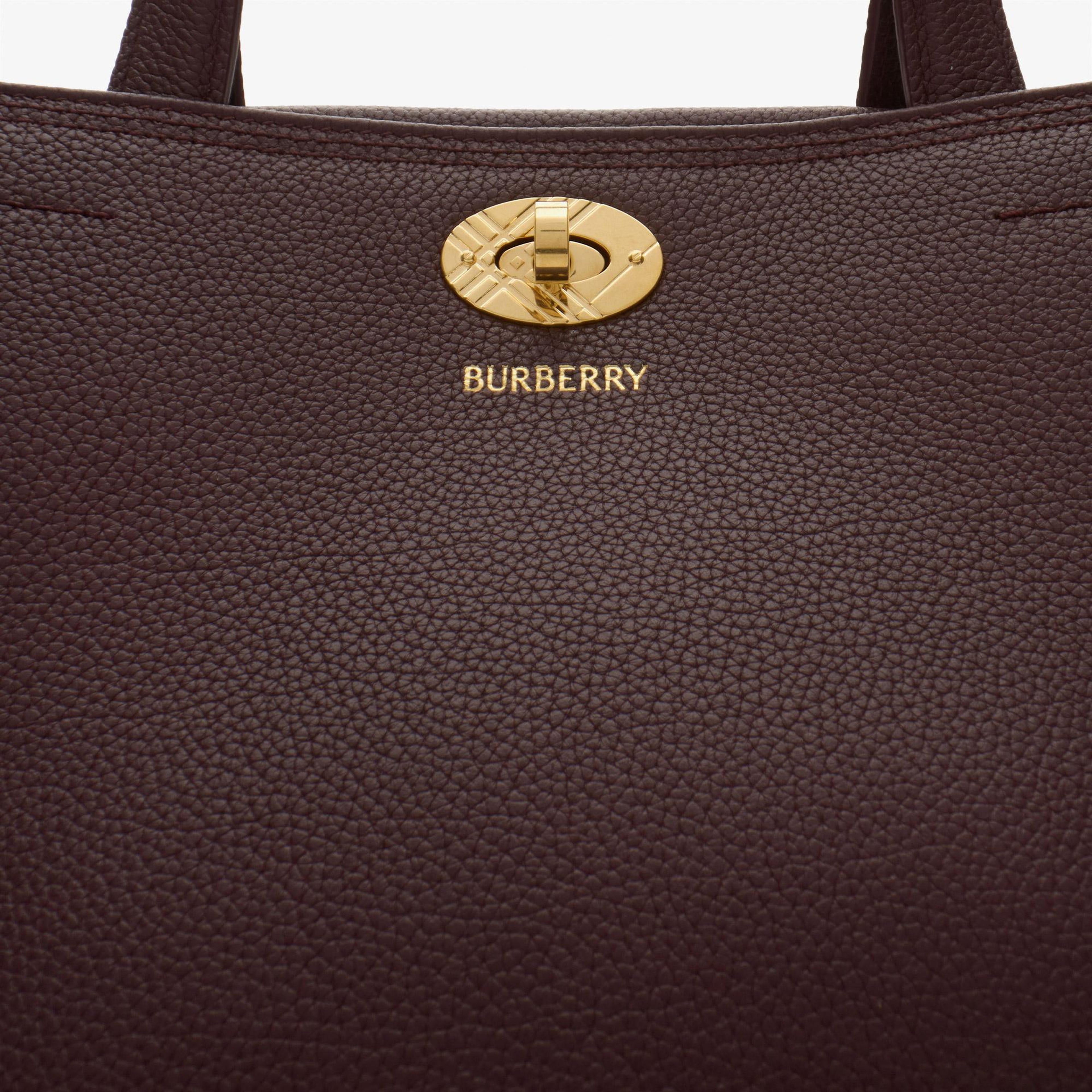 Burberry Cotswolds Check Kadın Bordo Omuz Çantası