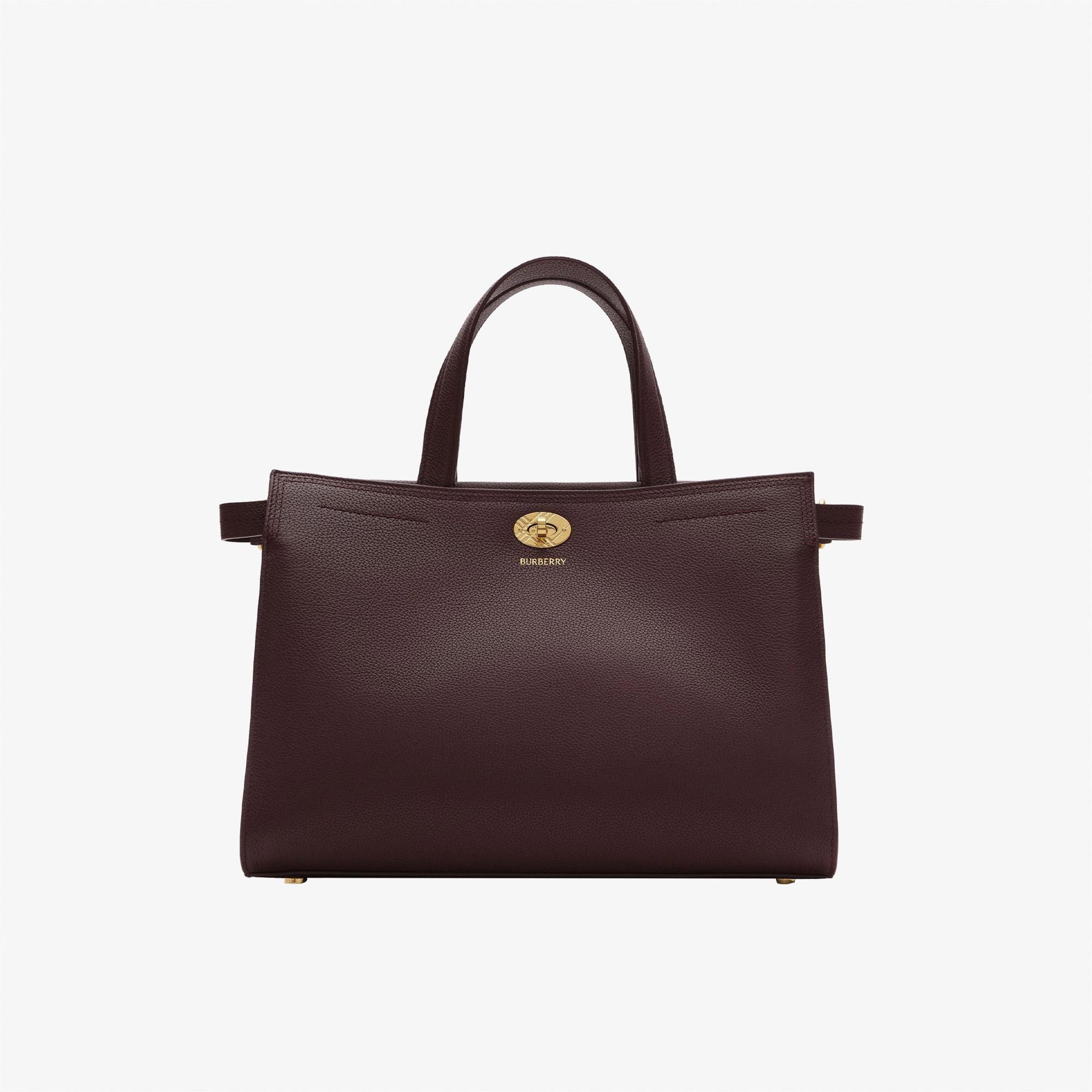 Burberry Cotswolds Check Kadın Bordo Omuz Çantası