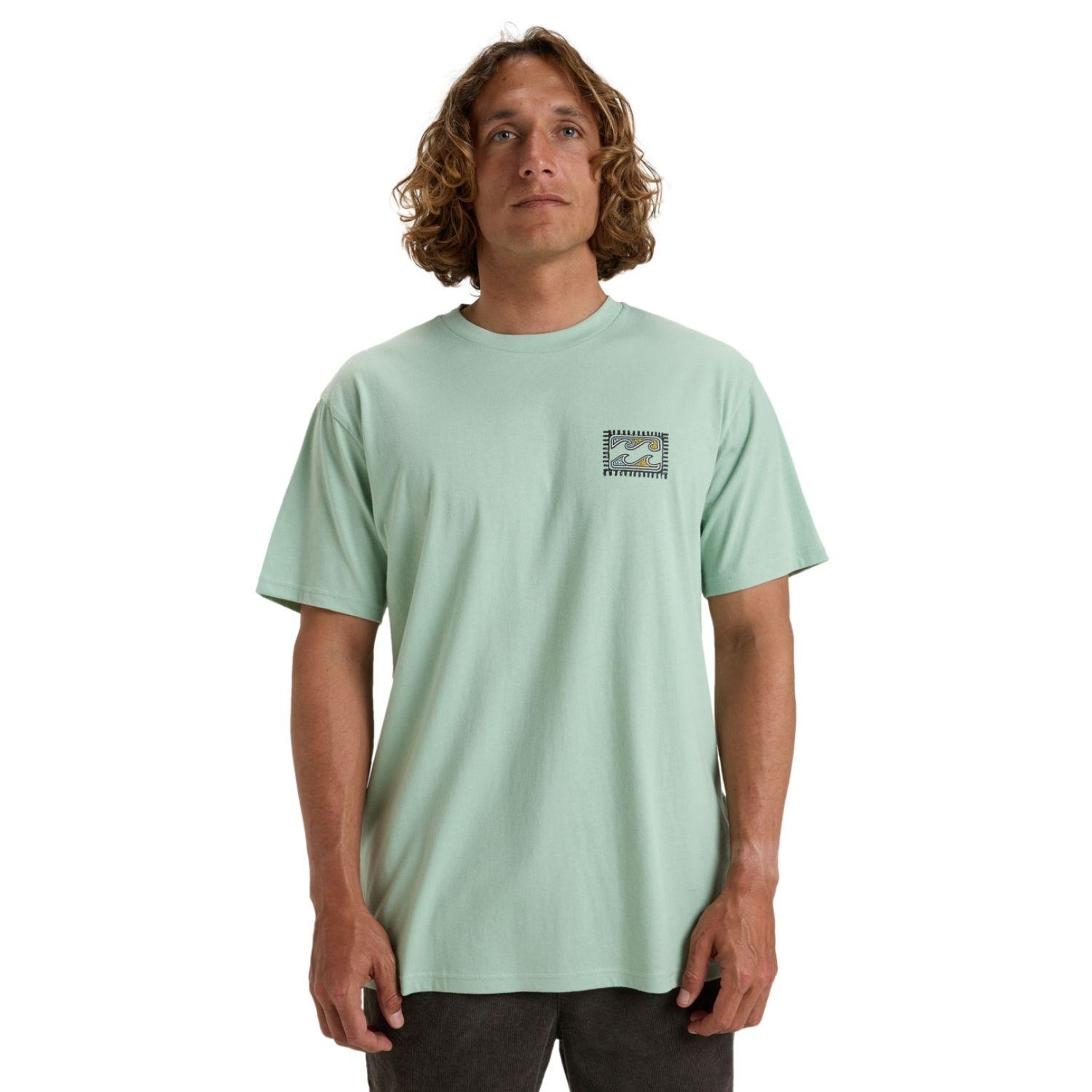 Billabong Crayon Wave Erkek Yeşil Tişört