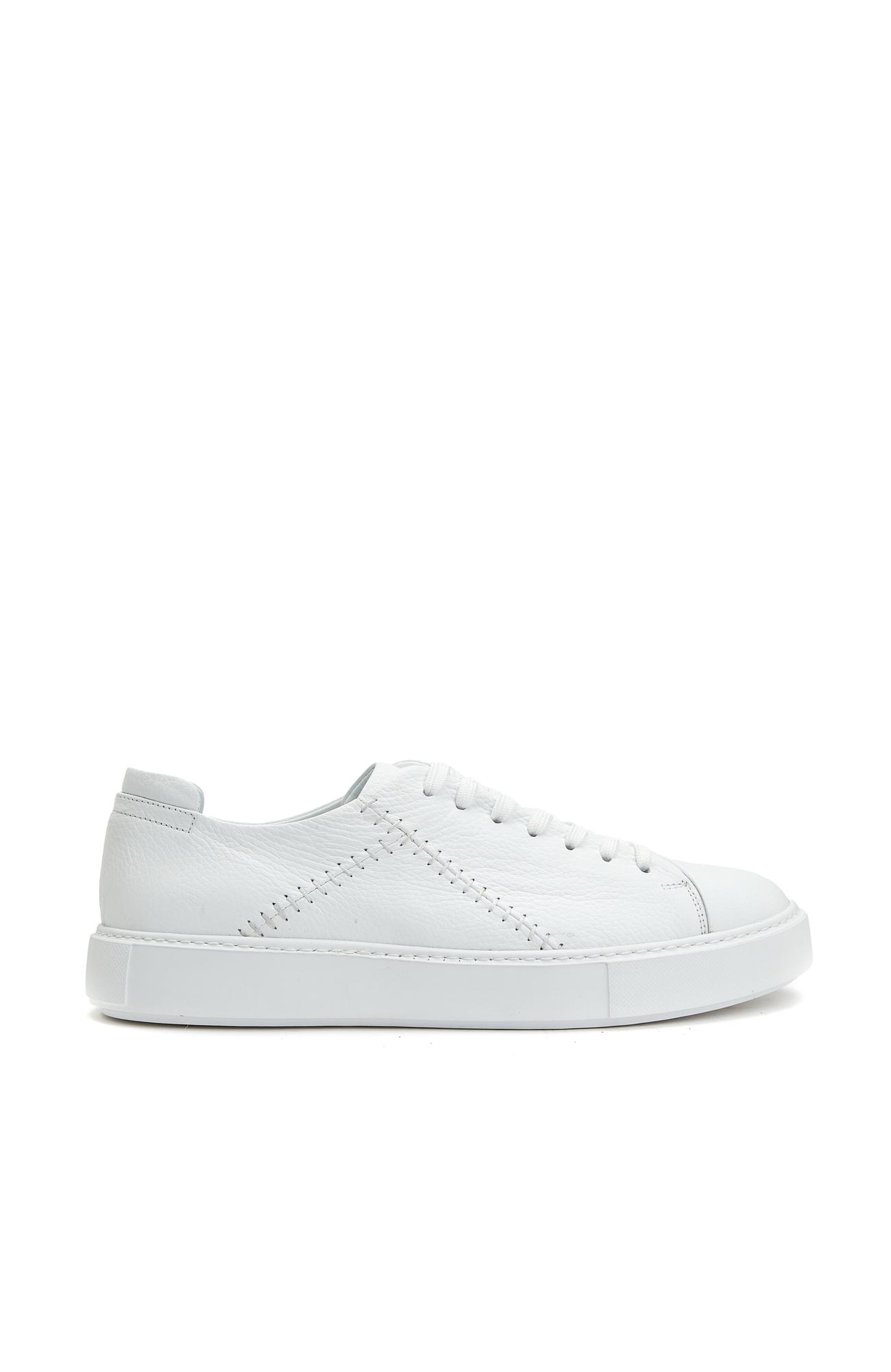 Divarese Erkek Beyaz Desenli Sneaker