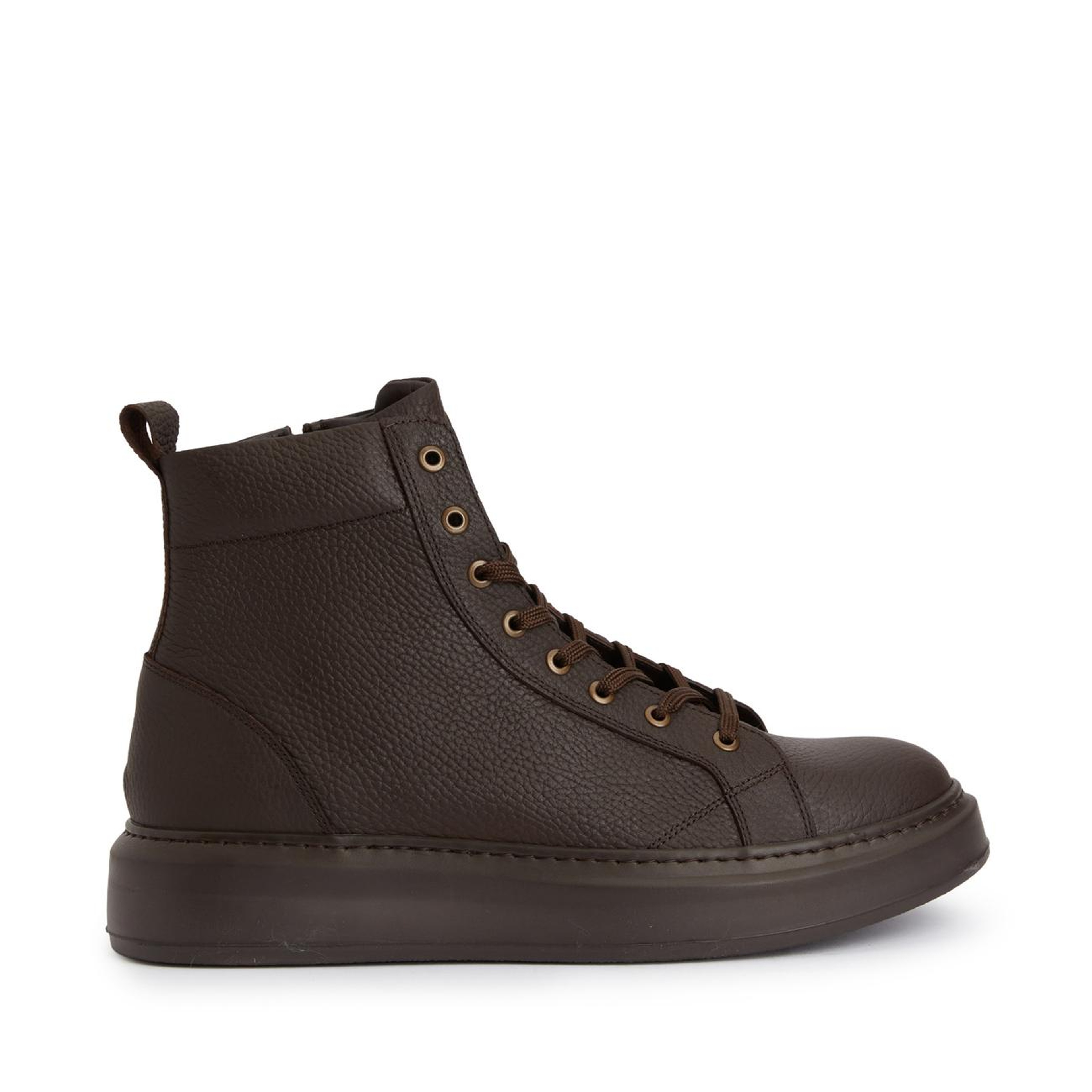 Divarese Erkek Kahverengi Deri Sneaker Bot