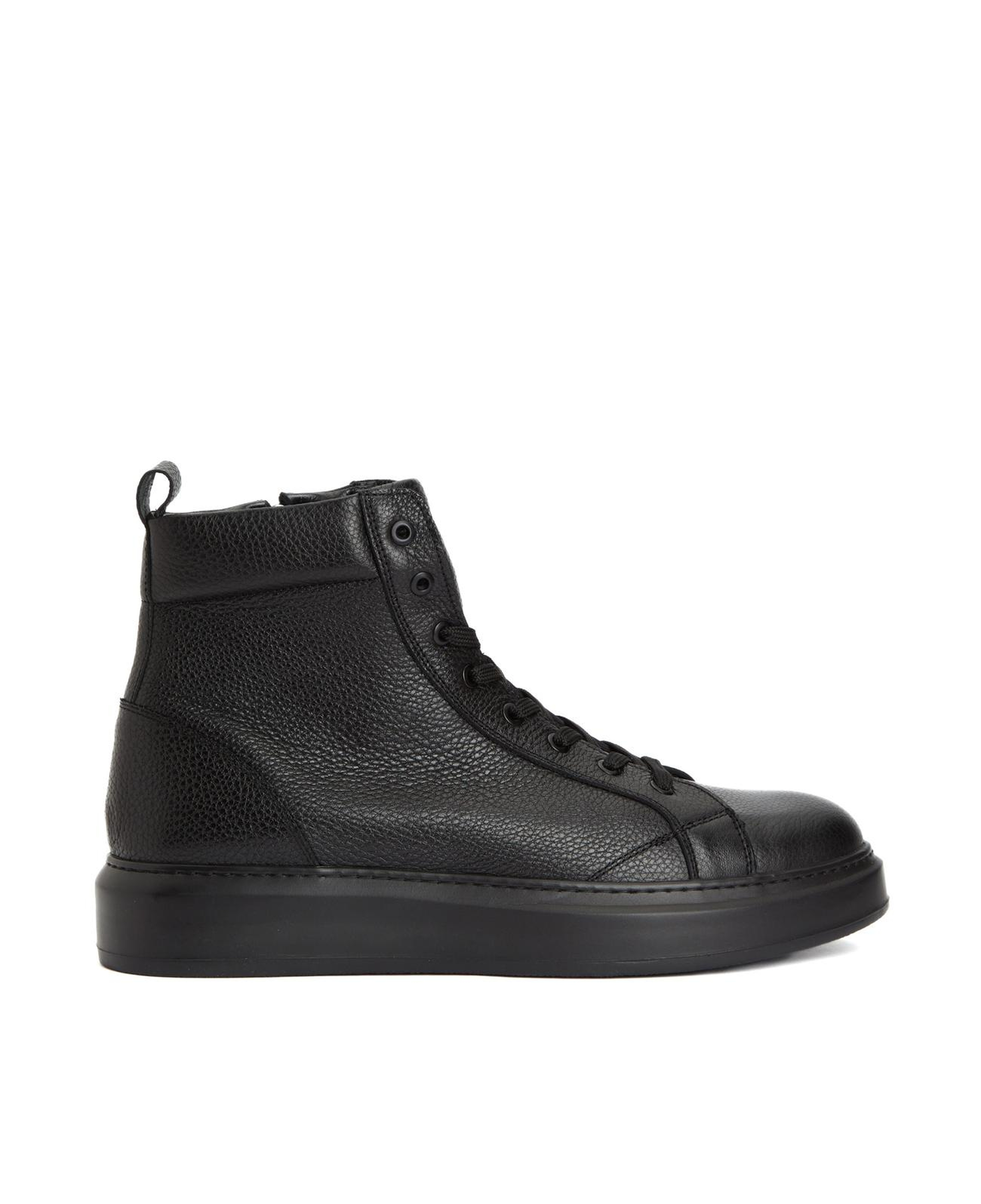 Divarese Erkek Siyah Deri Sneaker Bot