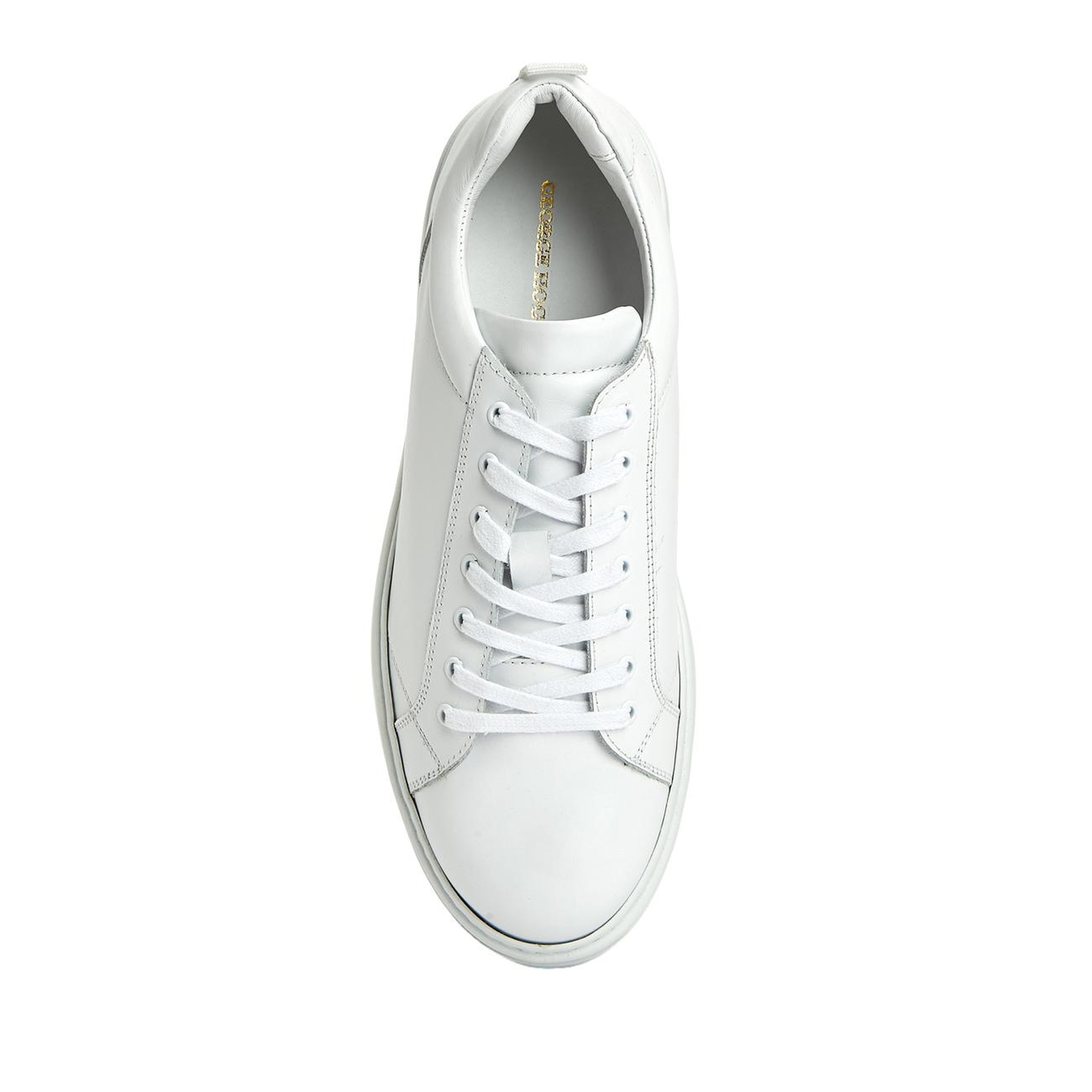 George Hogg Erkek Beyaz Deri Sneaker