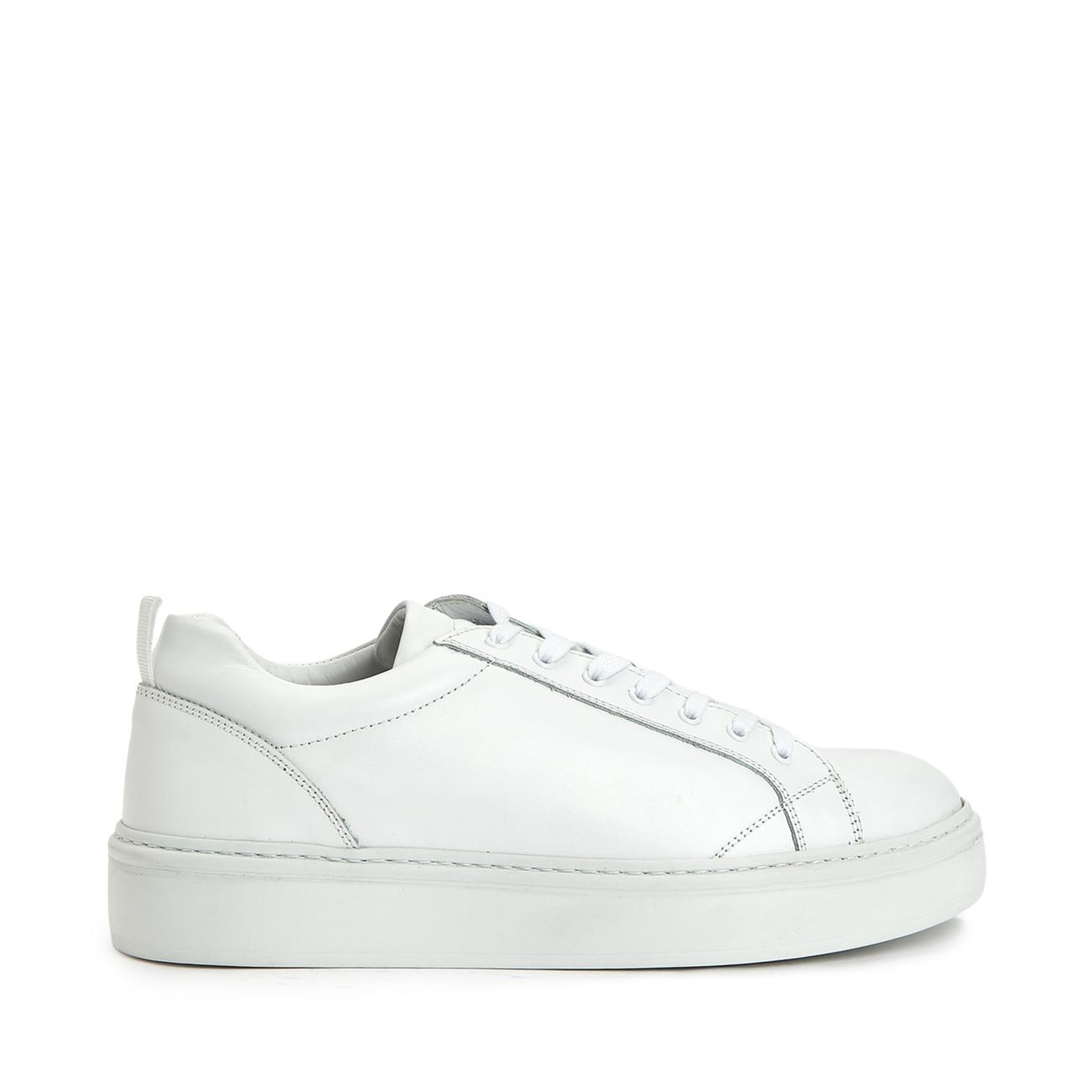 George Hogg Erkek Beyaz Deri Sneaker