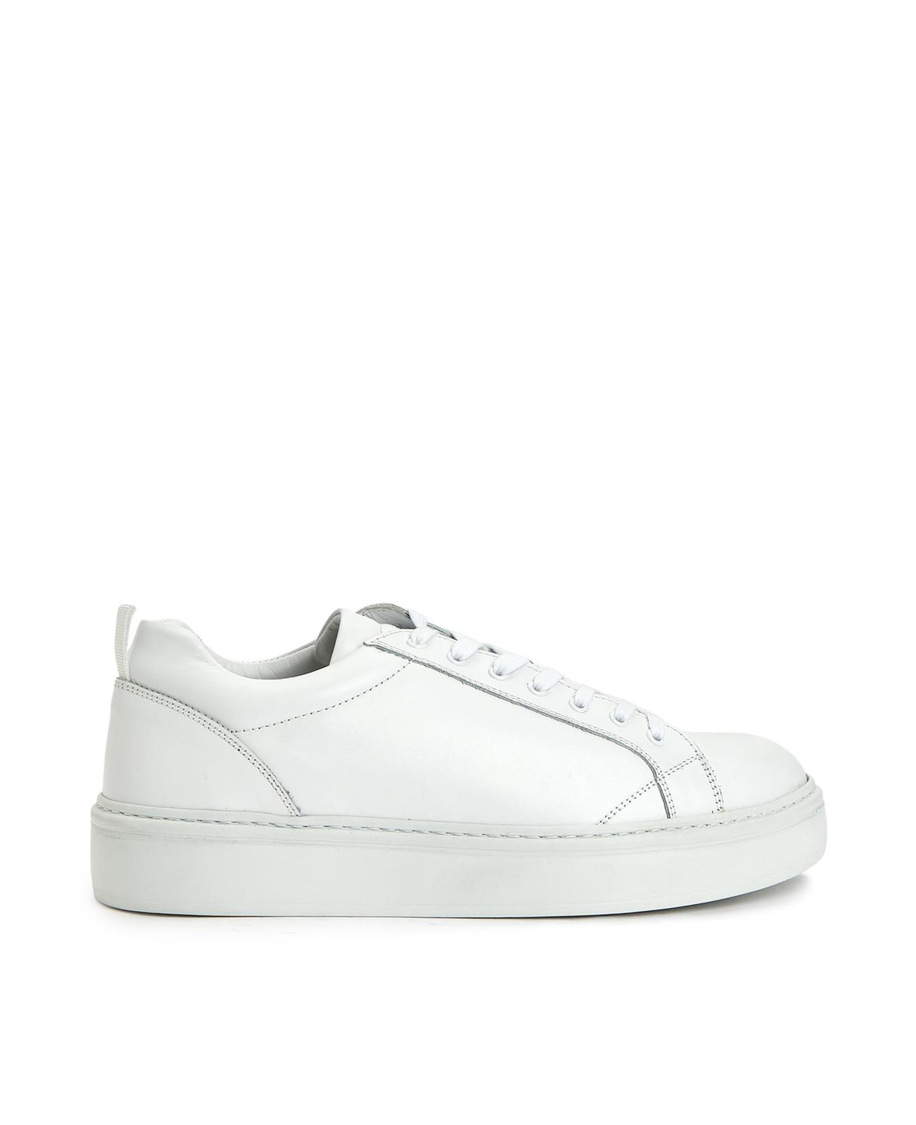 George Hogg Erkek Beyaz Deri Sneaker
