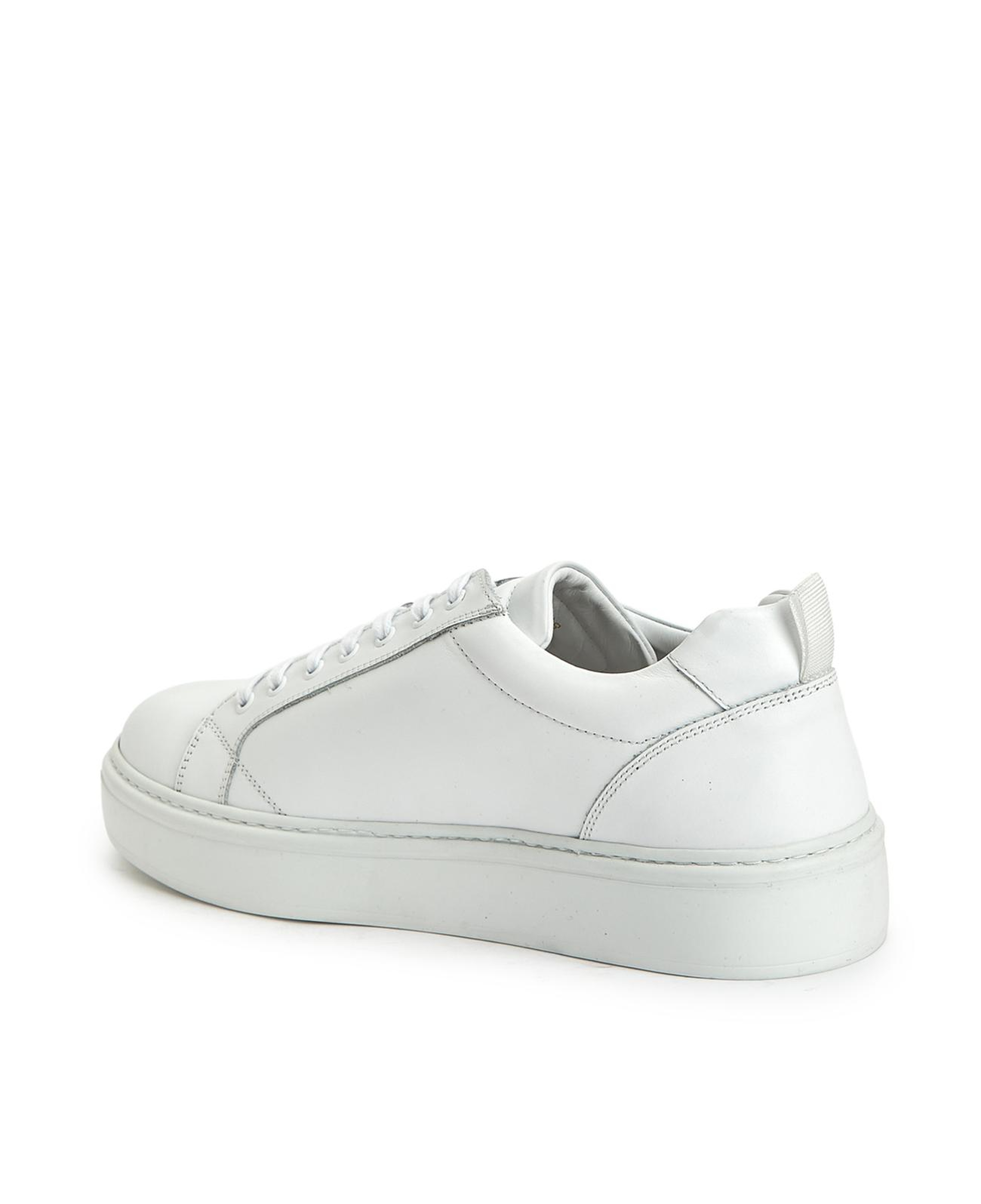 George Hogg Erkek Beyaz Deri Sneaker