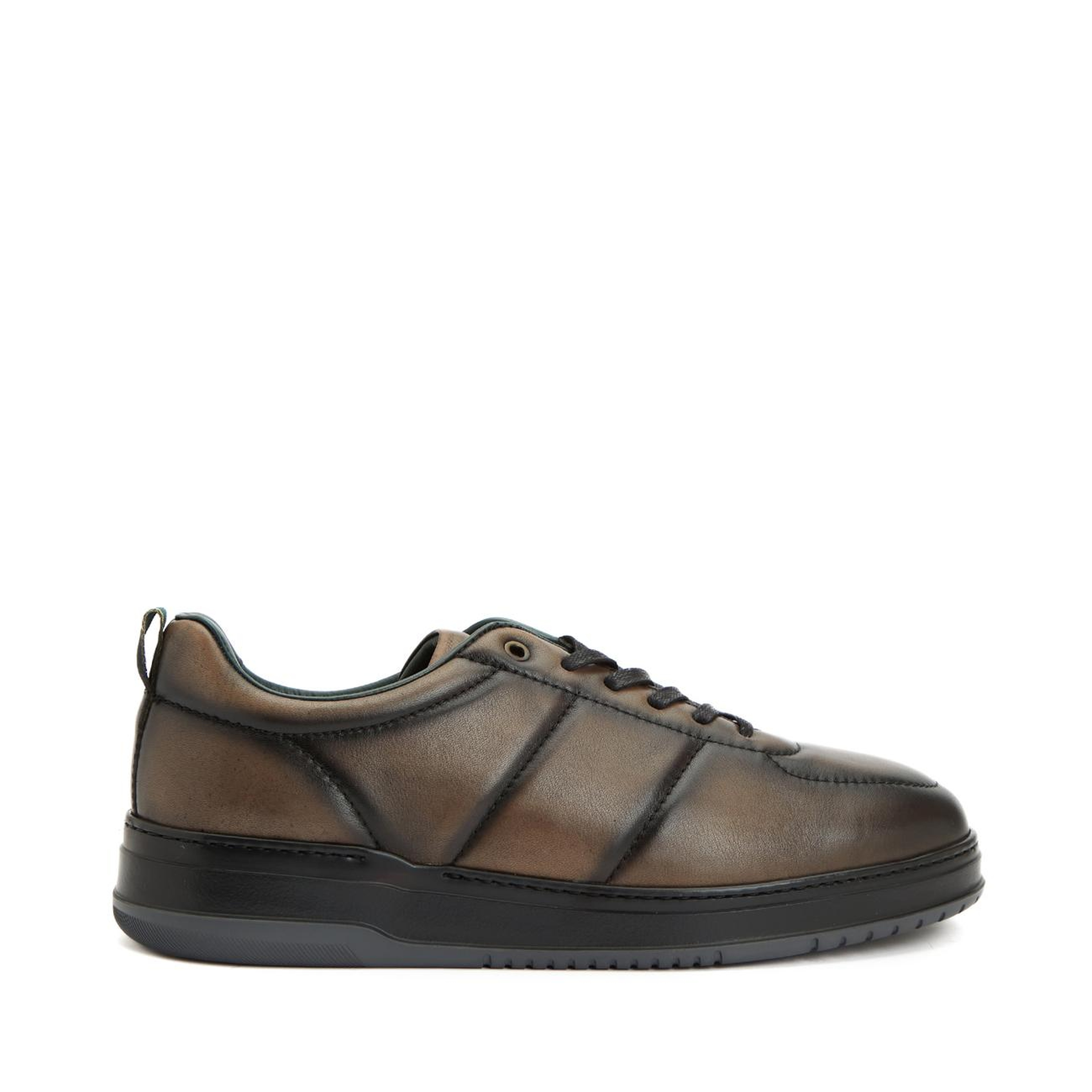 George Hogg Erkek Kahverengi Günlük Rahat Deri Sneaker