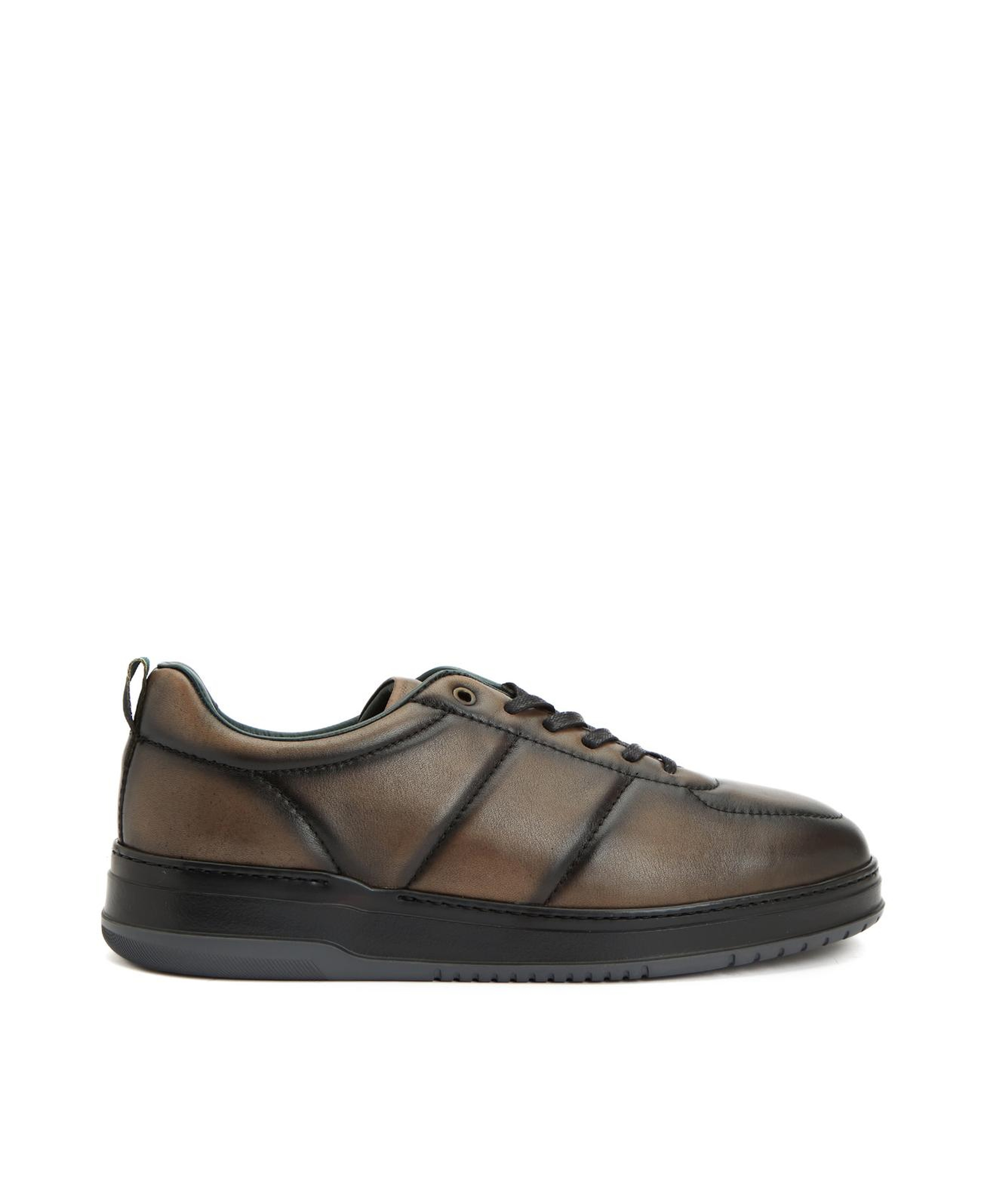 George Hogg Erkek Kahverengi Günlük Rahat Deri Sneaker