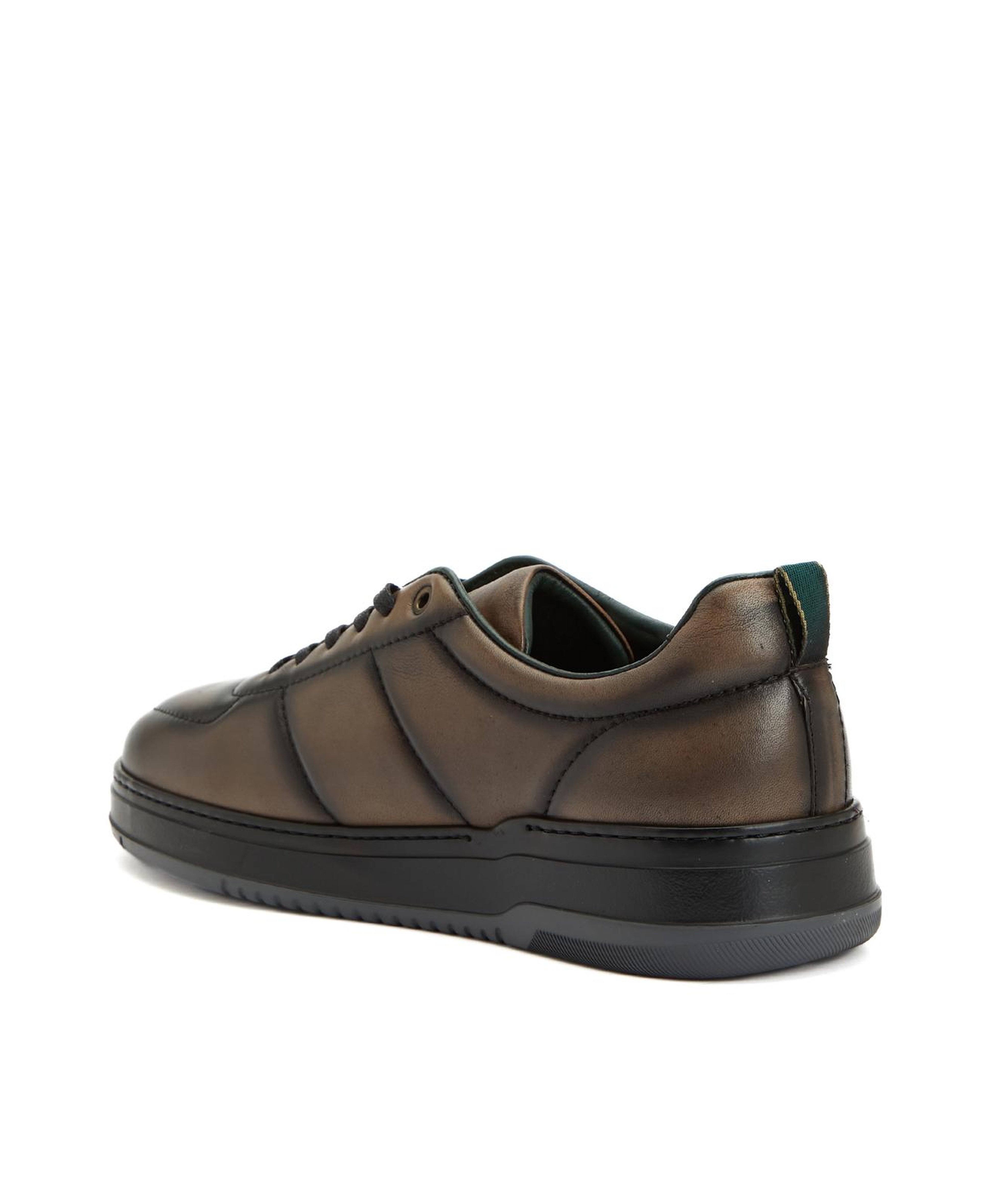 George Hogg Erkek Kahverengi Günlük Rahat Deri Sneaker