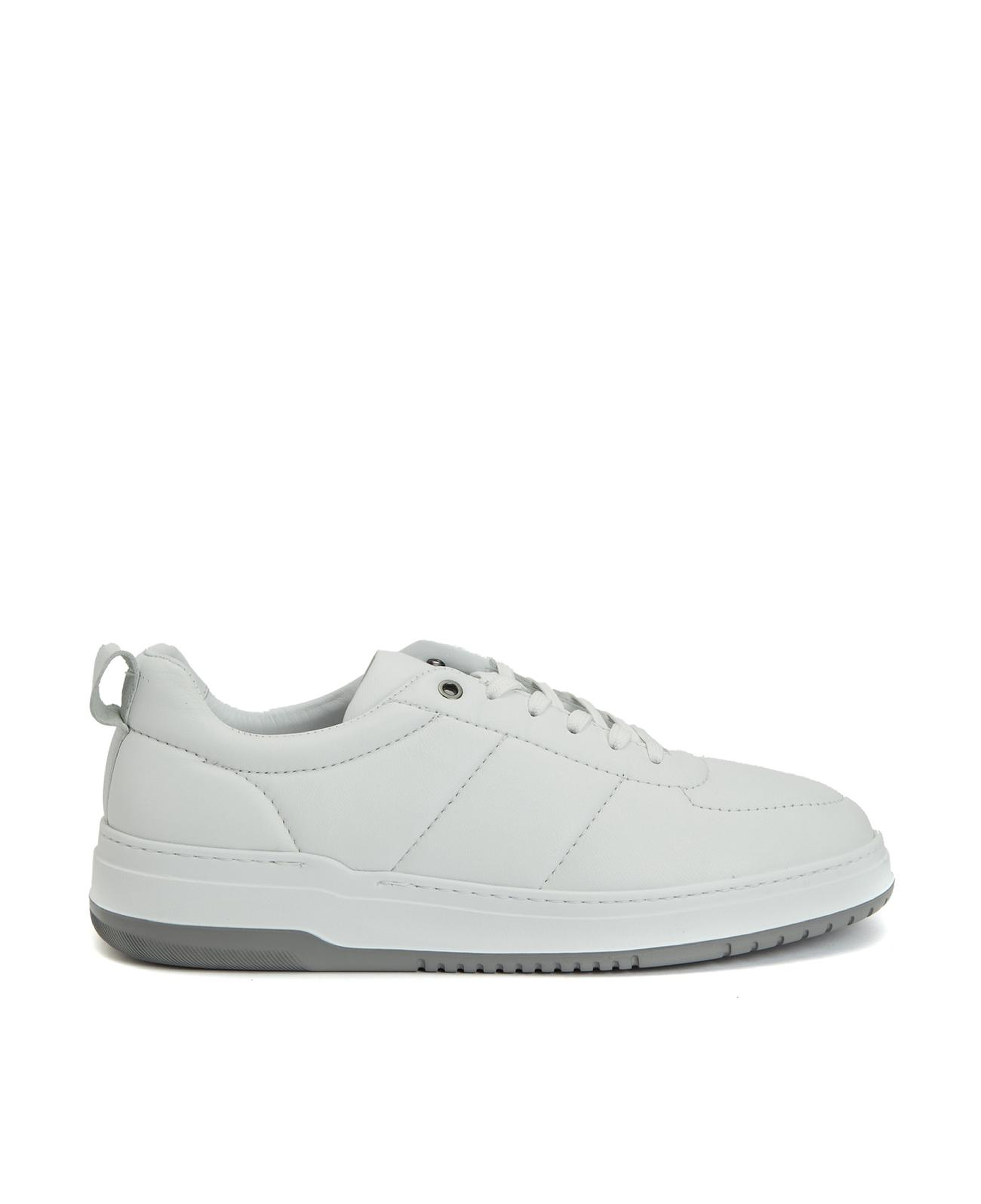 George Hogg Erkek Beyaz Deri Sneaker