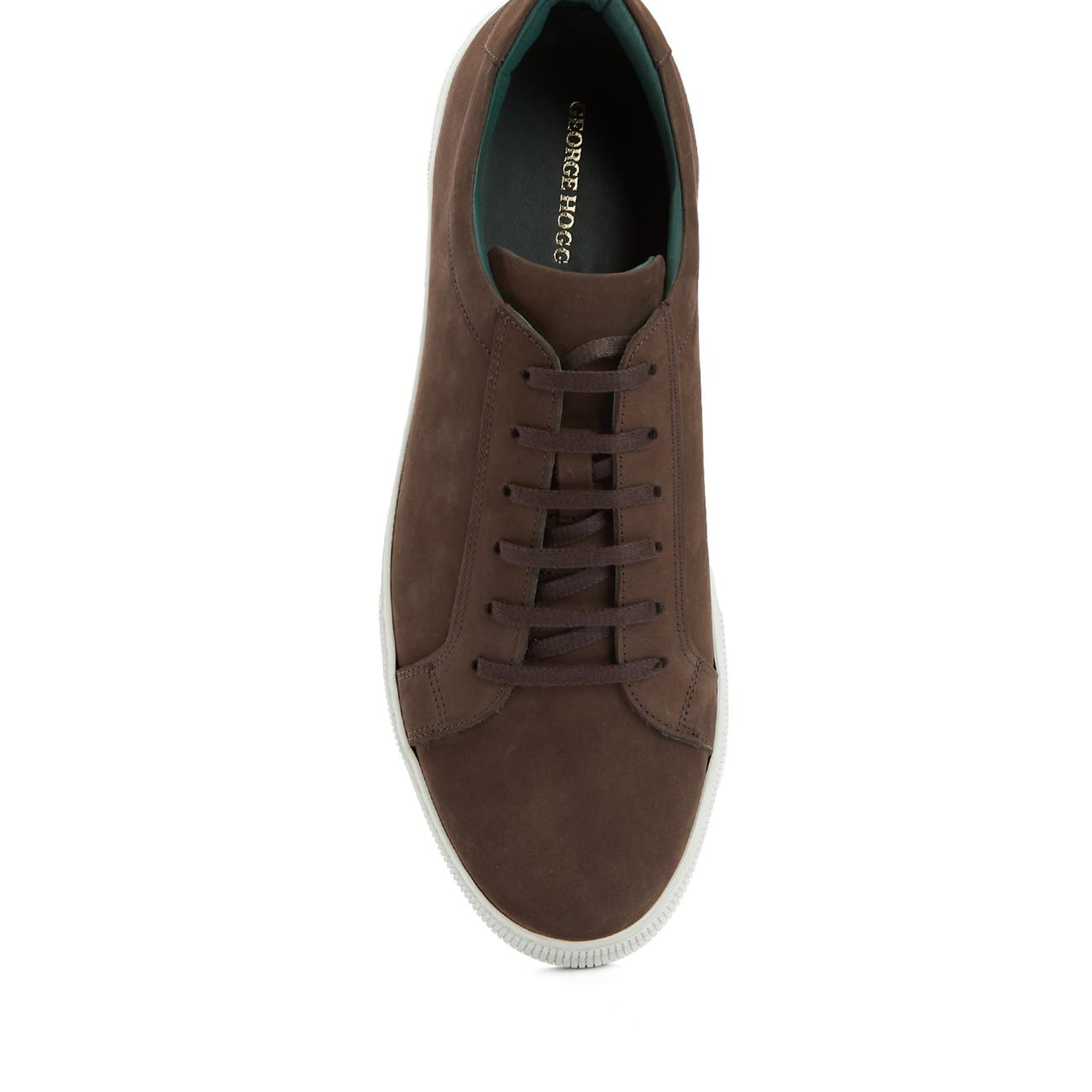 George Hogg Erkek Kahverengi Deri Sneaker