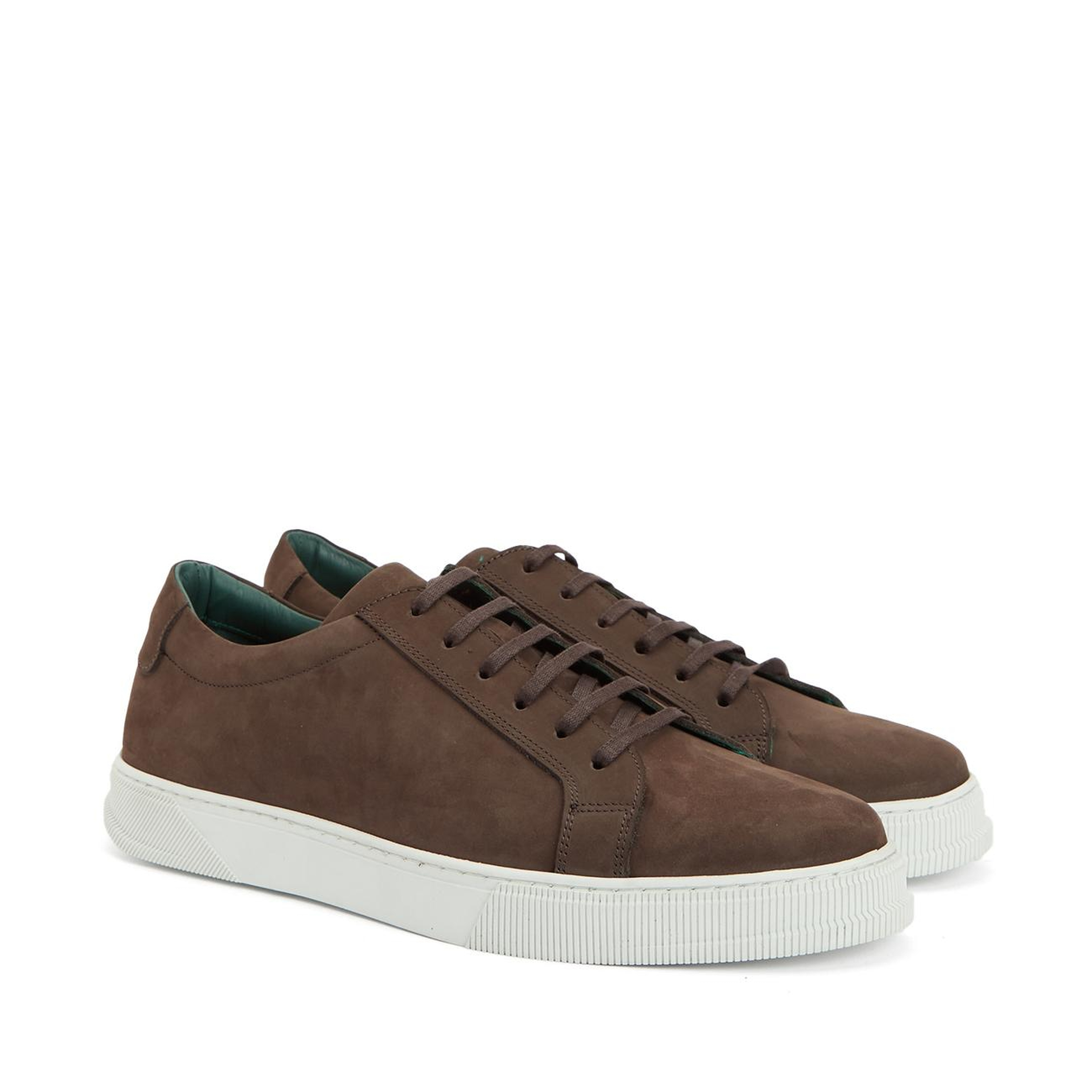 George Hogg Erkek Kahverengi Deri Sneaker