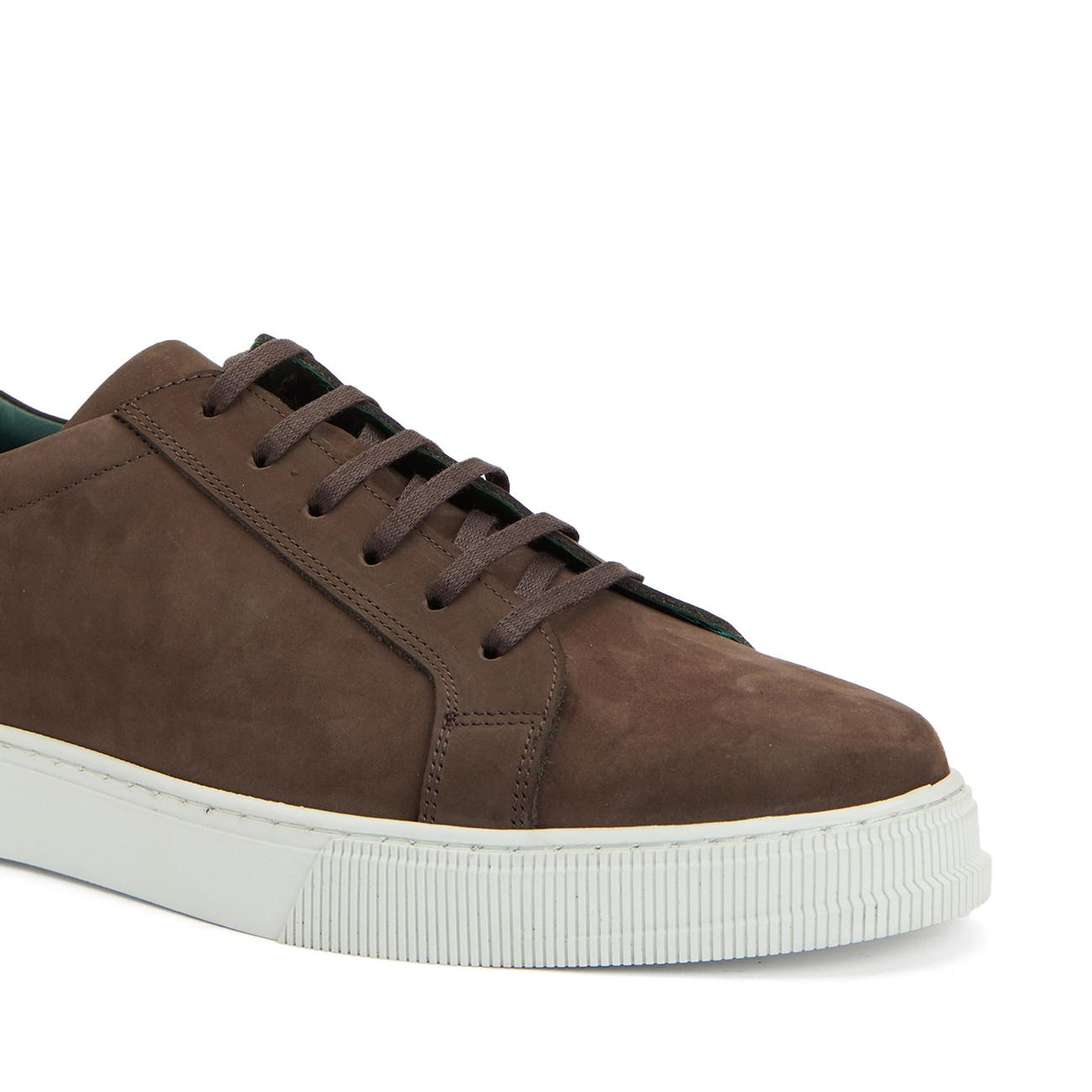 George Hogg Erkek Kahverengi Deri Sneaker