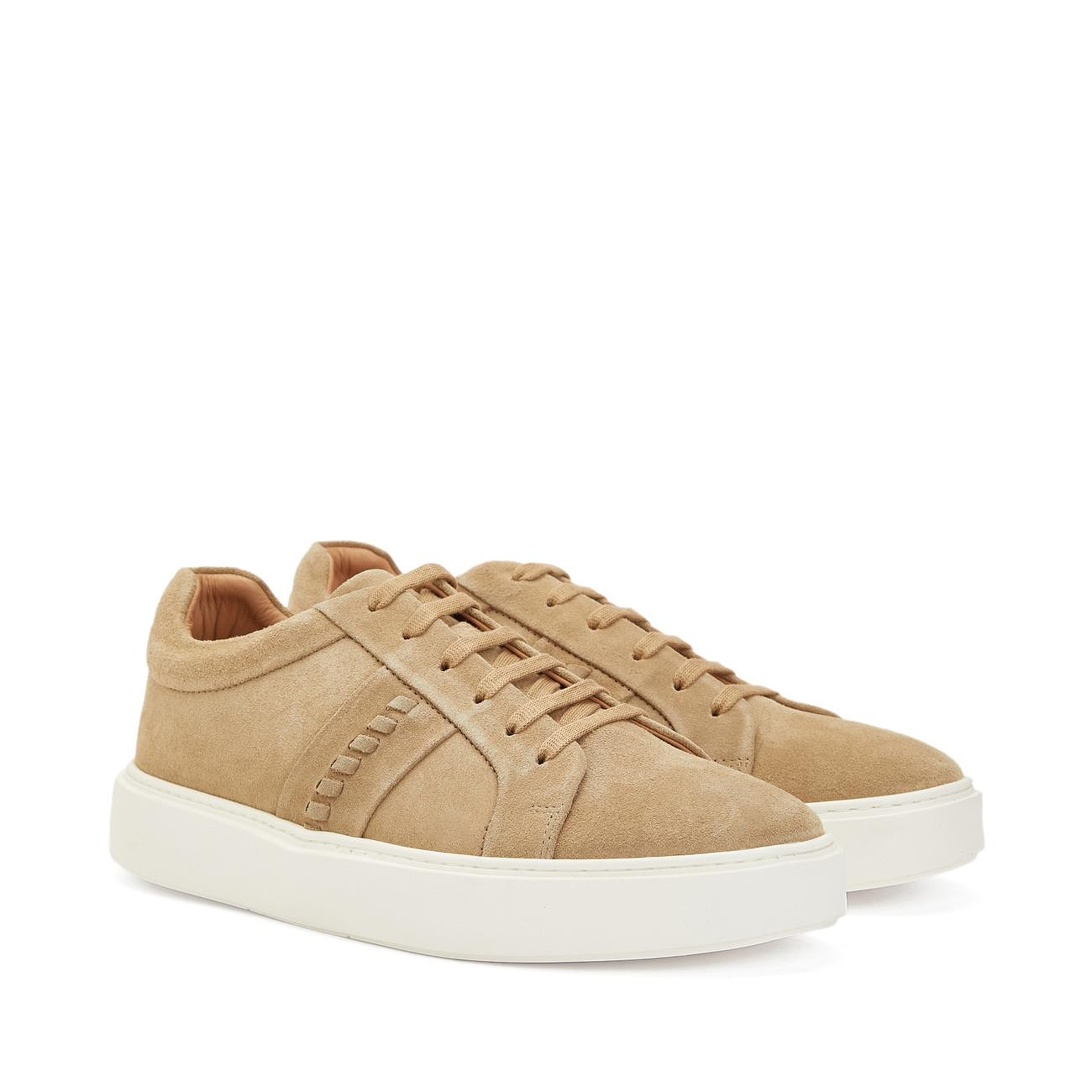 George Hogg Erkek Kum Günlük Rahat Deri Sneaker