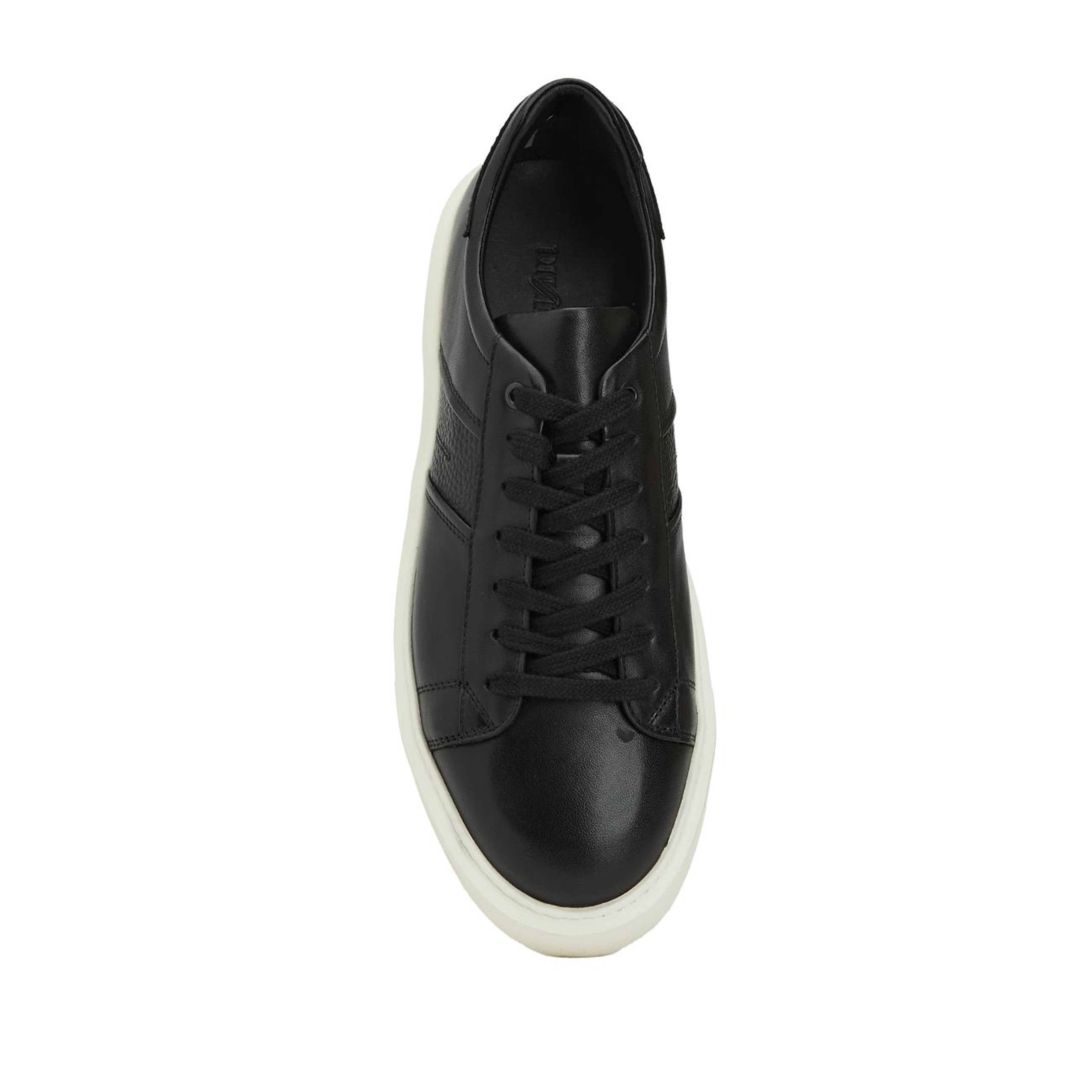 Divarese Erkek Siyah Günlük Deri Sneaker