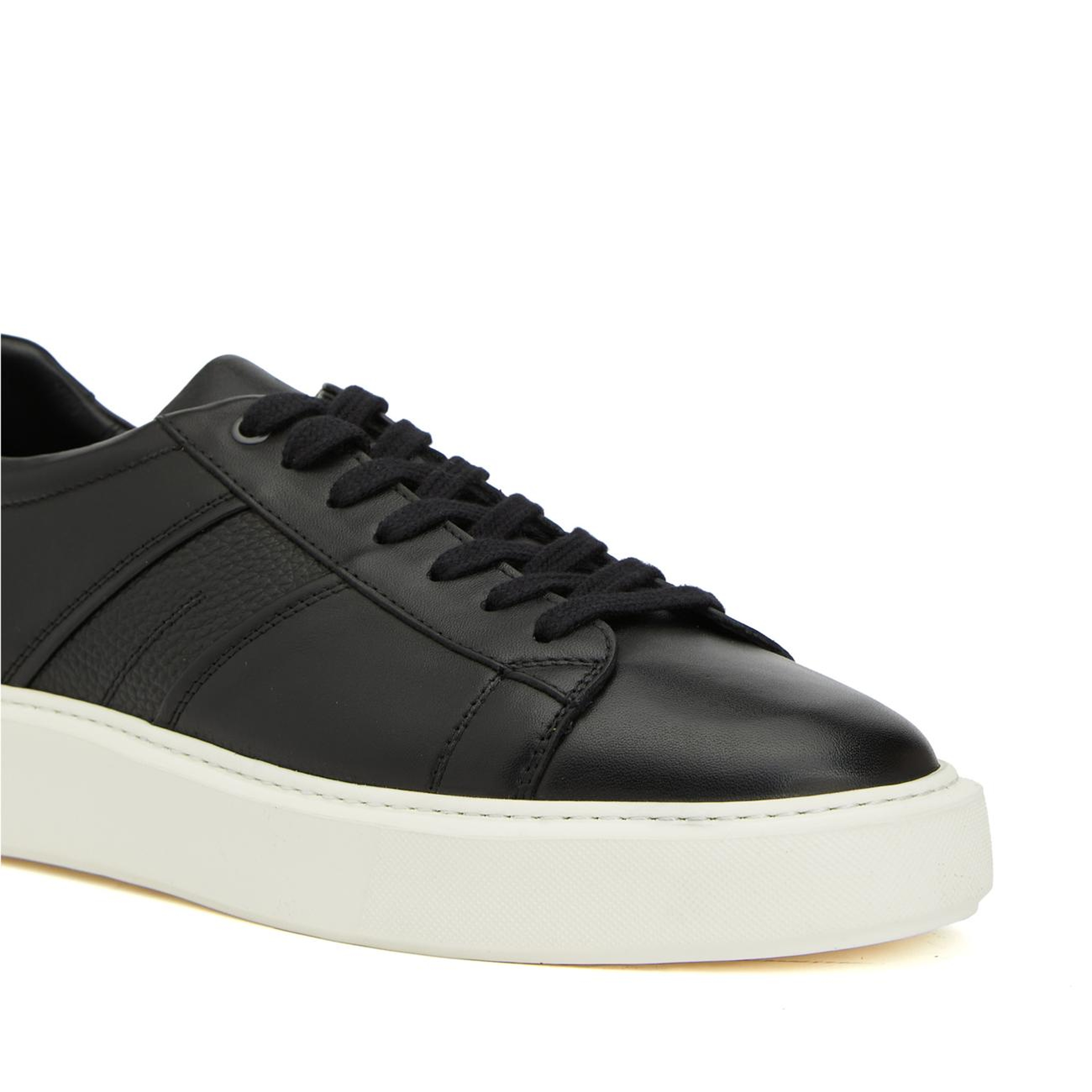 Divarese Erkek Siyah Günlük Deri Sneaker