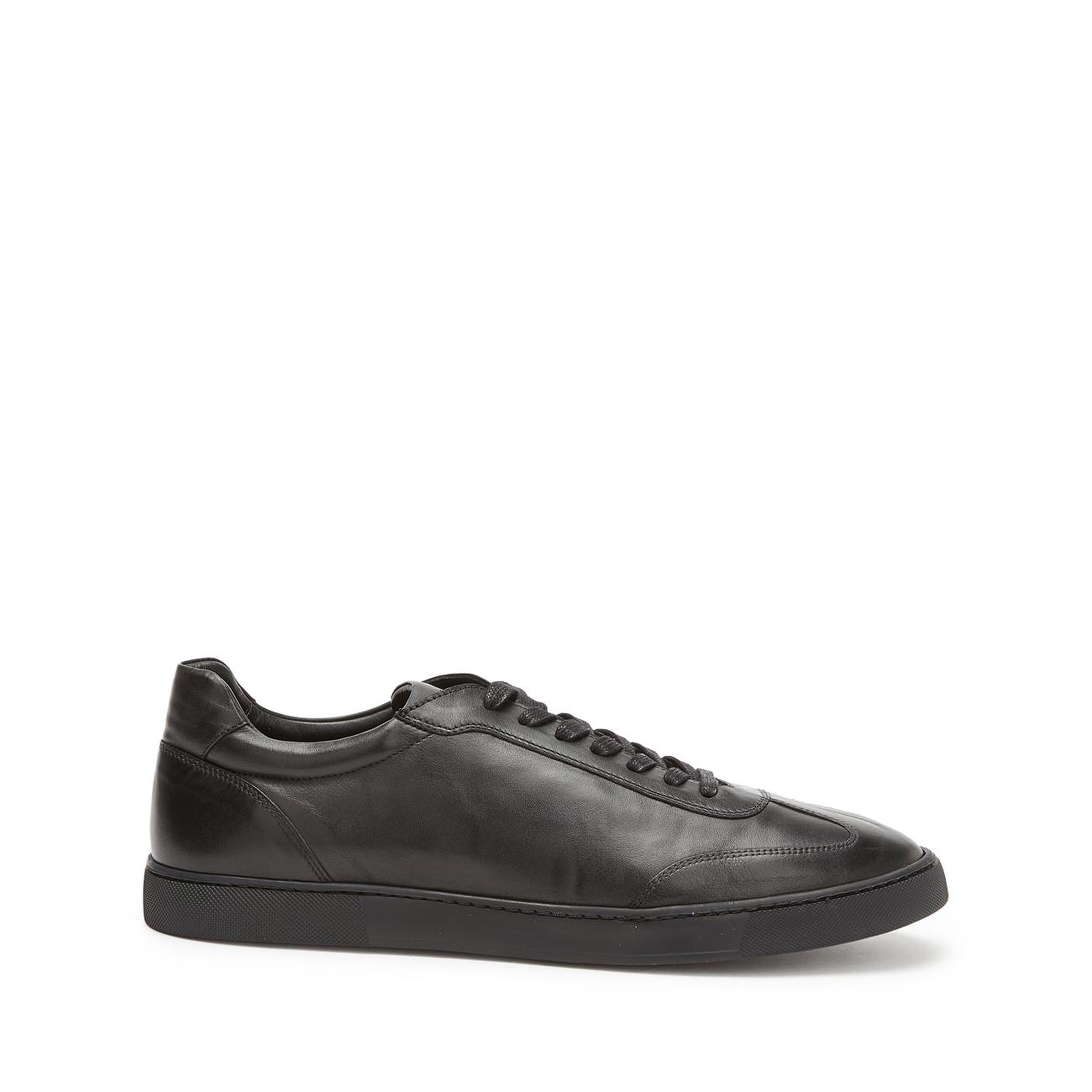 Divarese Erkek Siyah Günlük Rahat Deri Sneaker