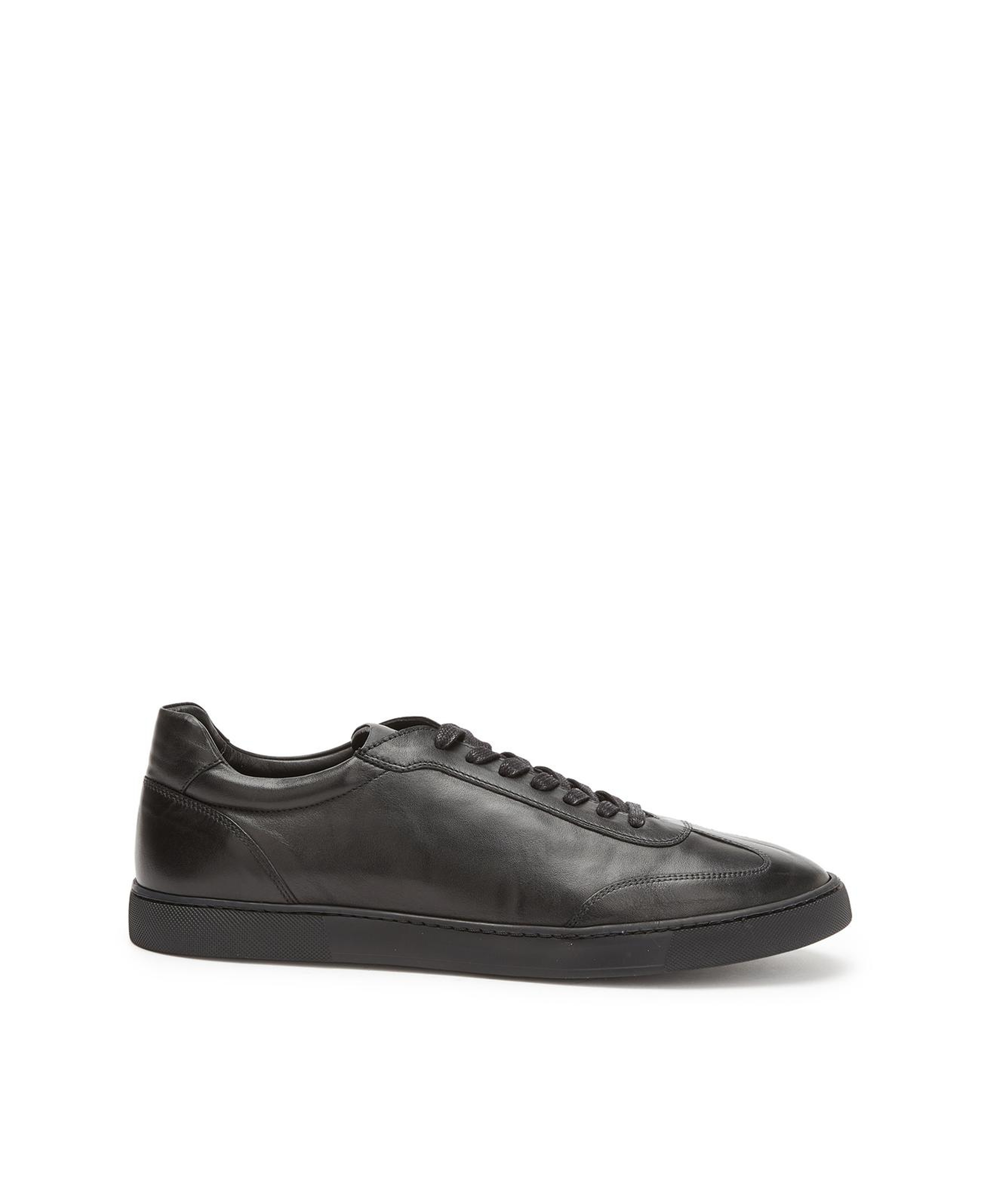 Divarese Erkek Siyah Günlük Rahat Deri Sneaker