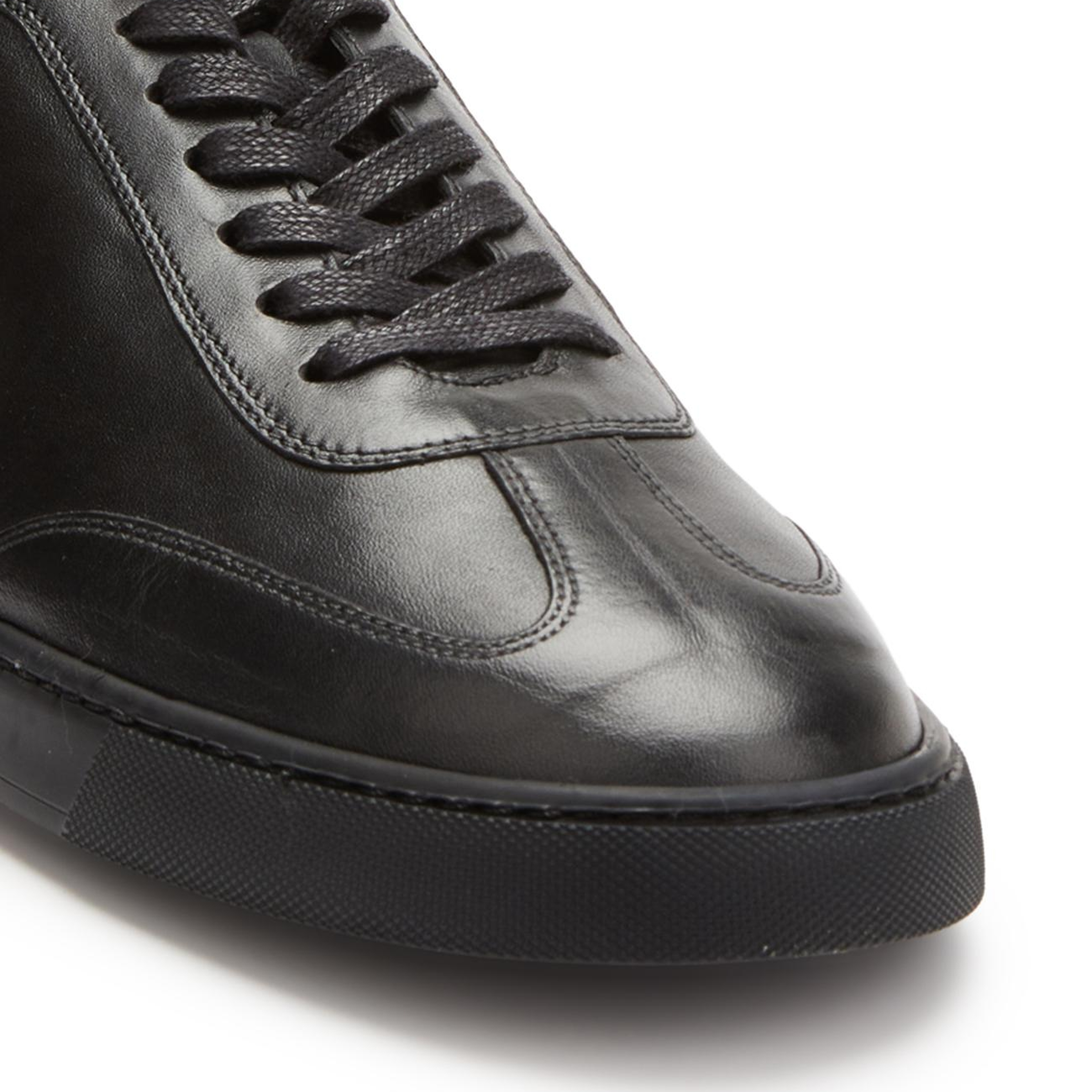 Divarese Erkek Siyah Günlük Rahat Deri Sneaker