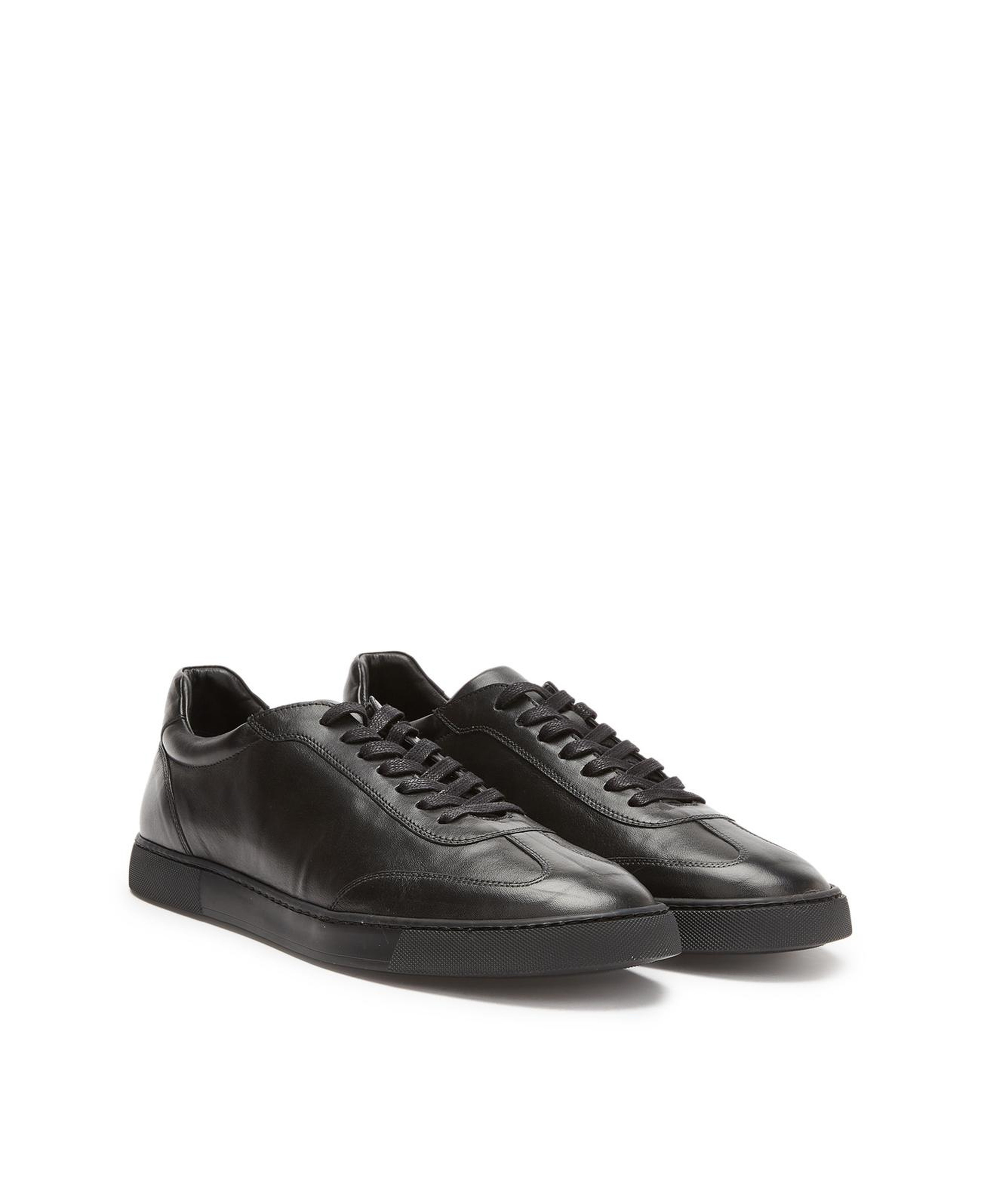 Divarese Erkek Siyah Günlük Rahat Deri Sneaker