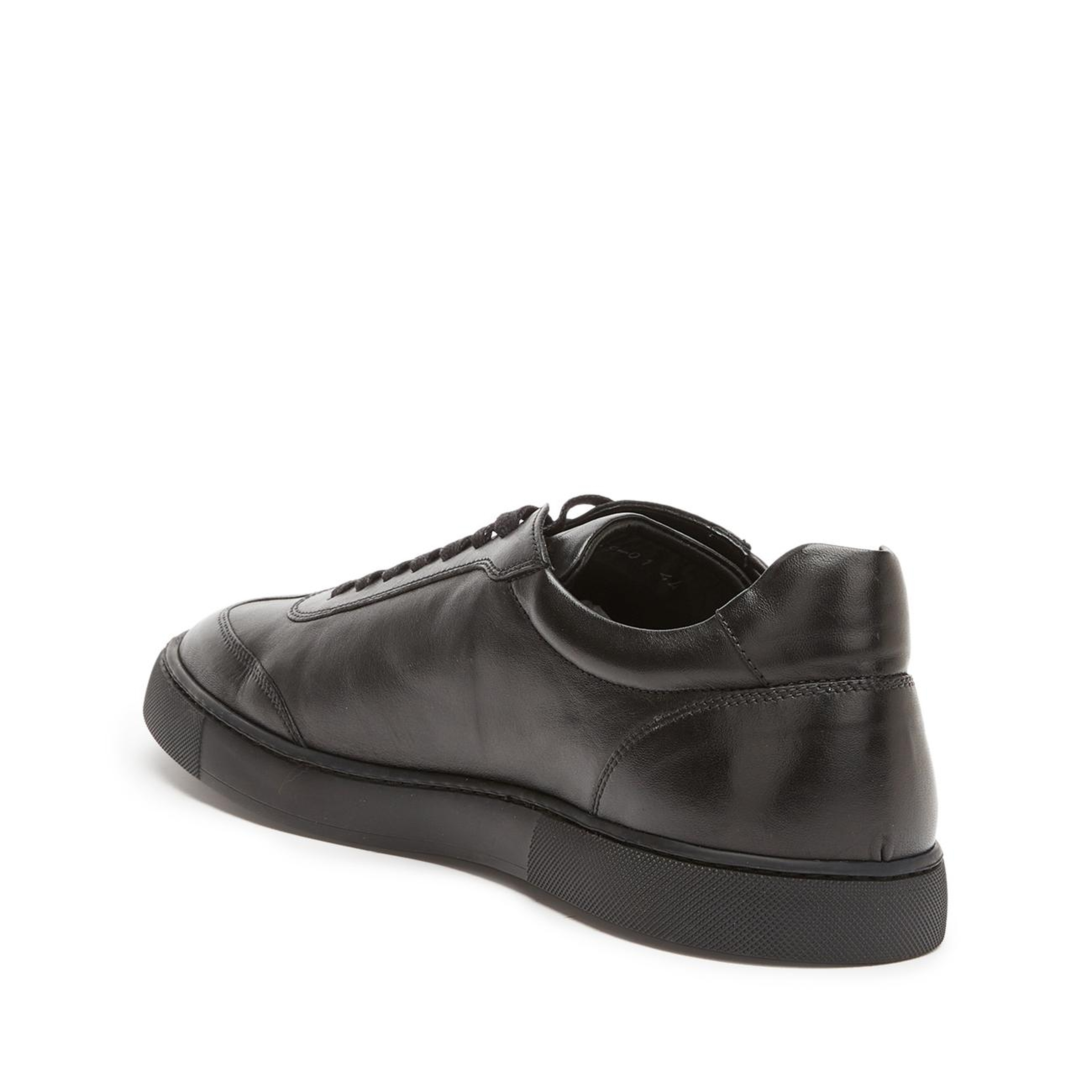 Divarese Erkek Siyah Günlük Rahat Deri Sneaker